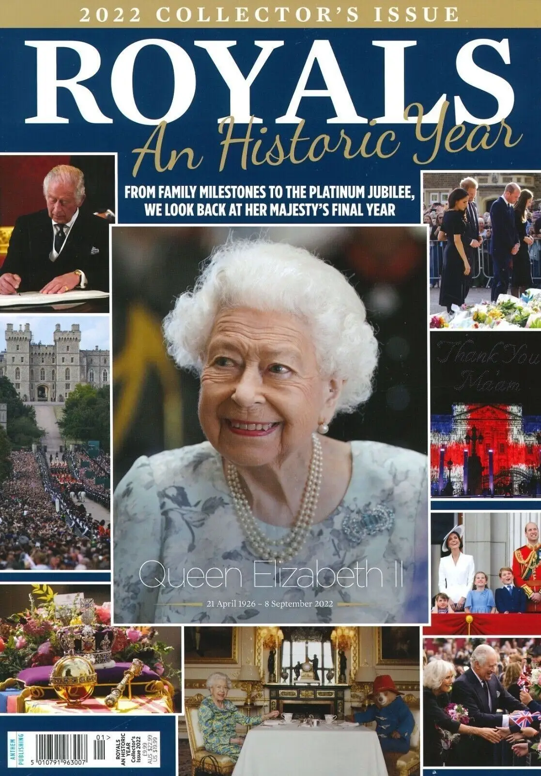 Royals Magazine, Collector's Issue, Queen Elizabeth, Jubilee, King Charles, 2022