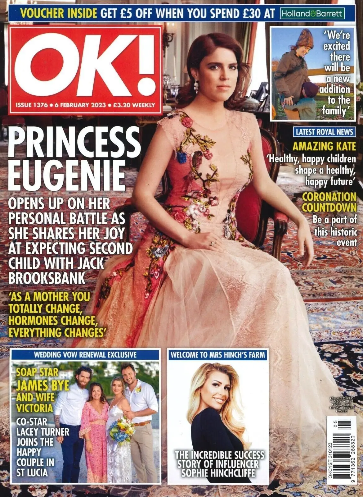 OK! Magazine, Princess Eugenie, Kate Middleton, Beyoncé, Kate Hudson, 6.2.23