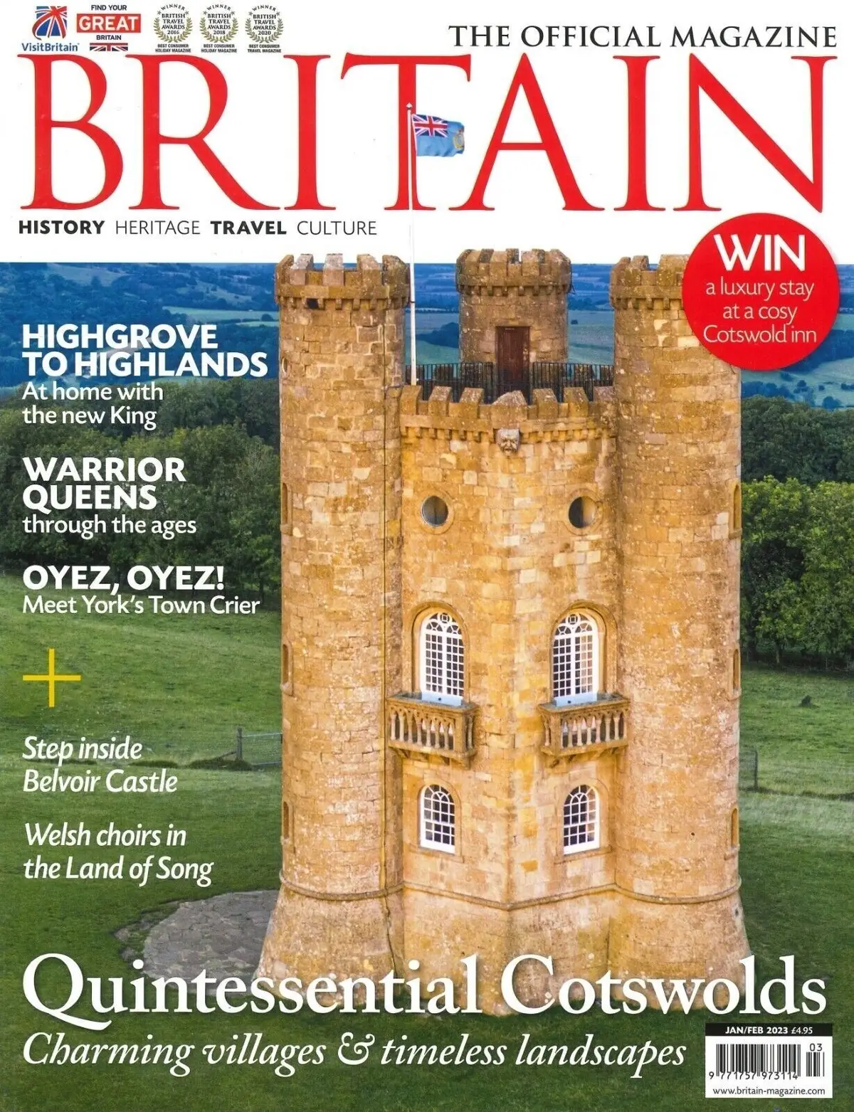 Britain Magazine King Charles Home Highgrove Belvoir Castle Warrior Queen Feb'23
