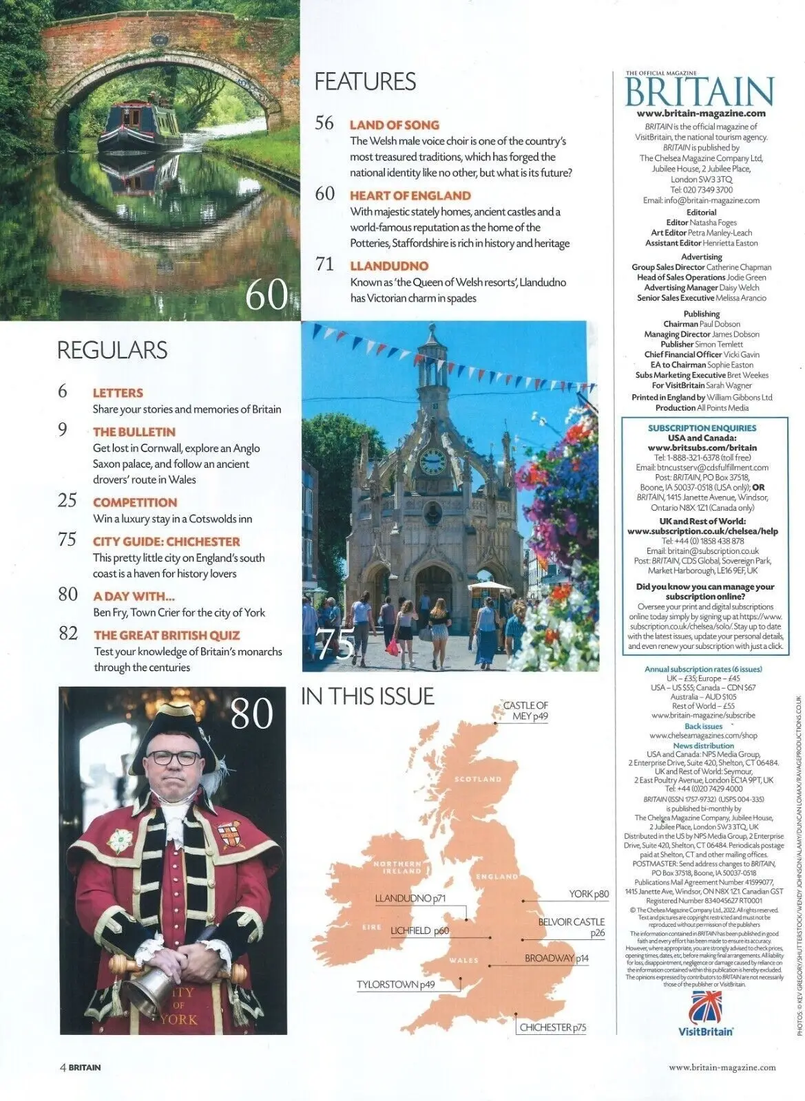 Britain Magazine King Charles Home Highgrove Belvoir Castle Warrior Queen Feb'23 - image 3 | Free standard UK delivery included | Discount Quality Products