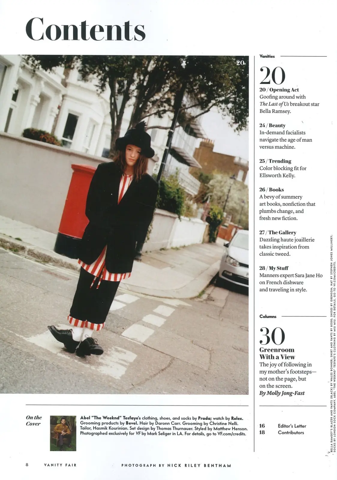 Vanity Fair Magazine, Abel Tesfaye, Aubrey Plaza, Elizabeth Olsen, June 2023 - image 2 | Free standard UK delivery included | Discount Quality Products