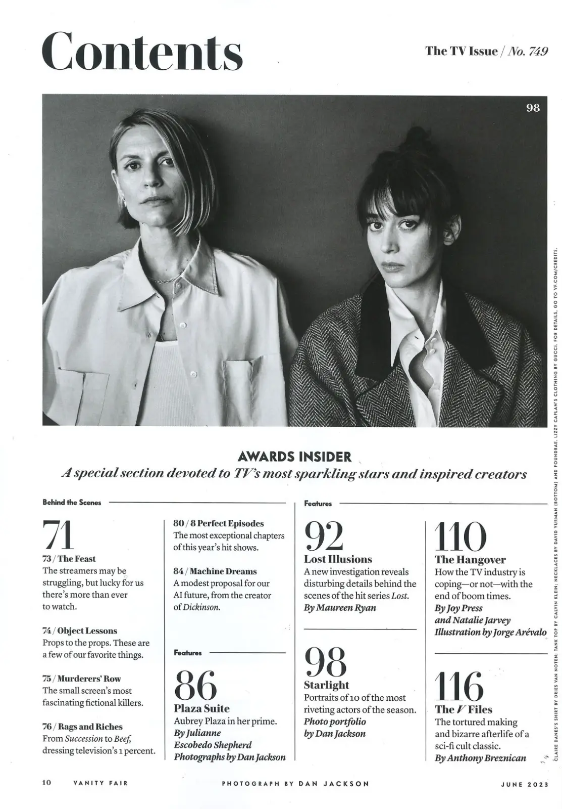 Vanity Fair Magazine, Abel Tesfaye, Aubrey Plaza, Elizabeth Olsen, June 2023 - image 4 | Free standard UK delivery included | Discount Quality Products