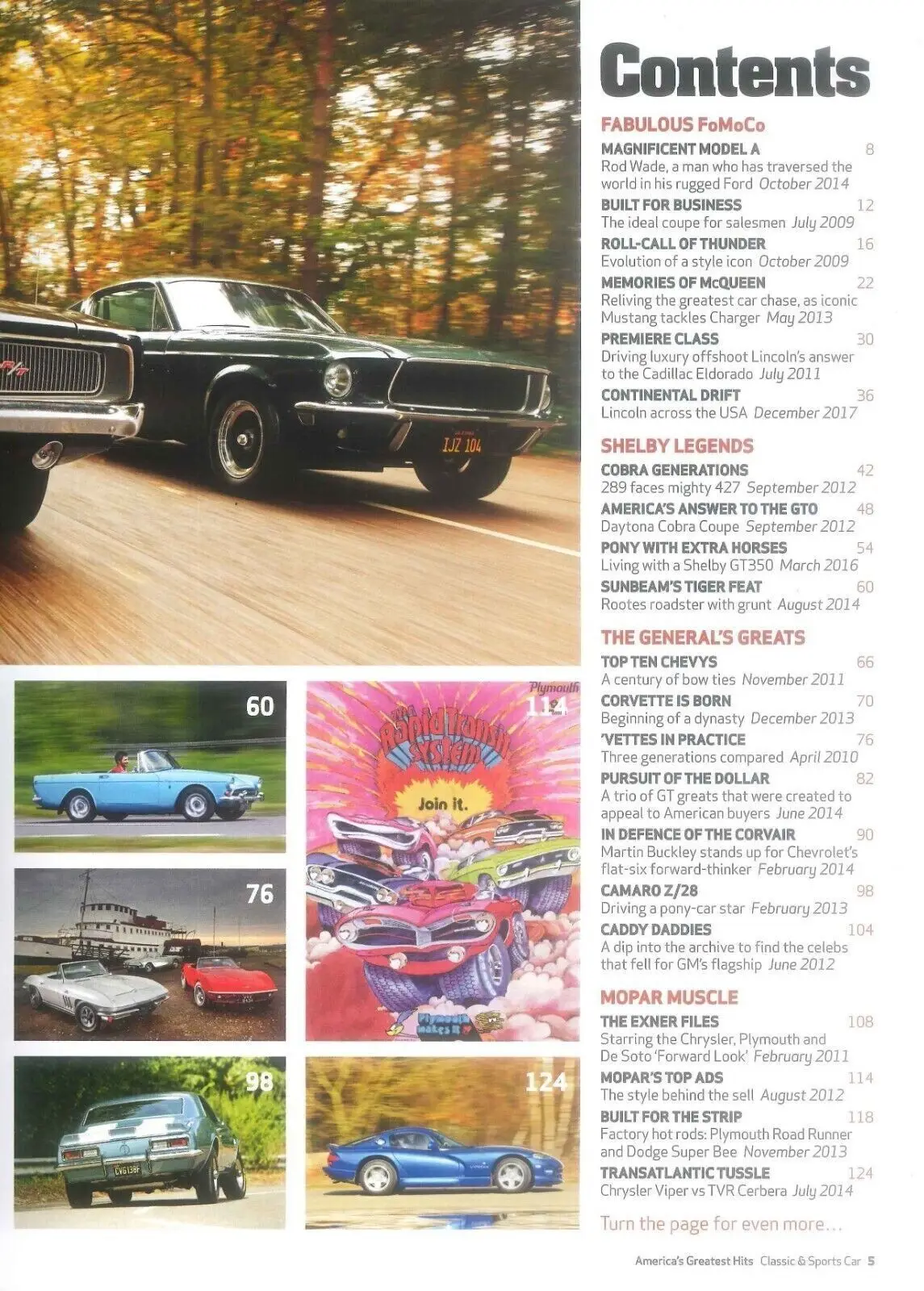Classic & Sports Car Magazine, Collector's Edition, American Classics, US, 2018 - image 2 | Free standard UK delivery included | Discount Quality Products