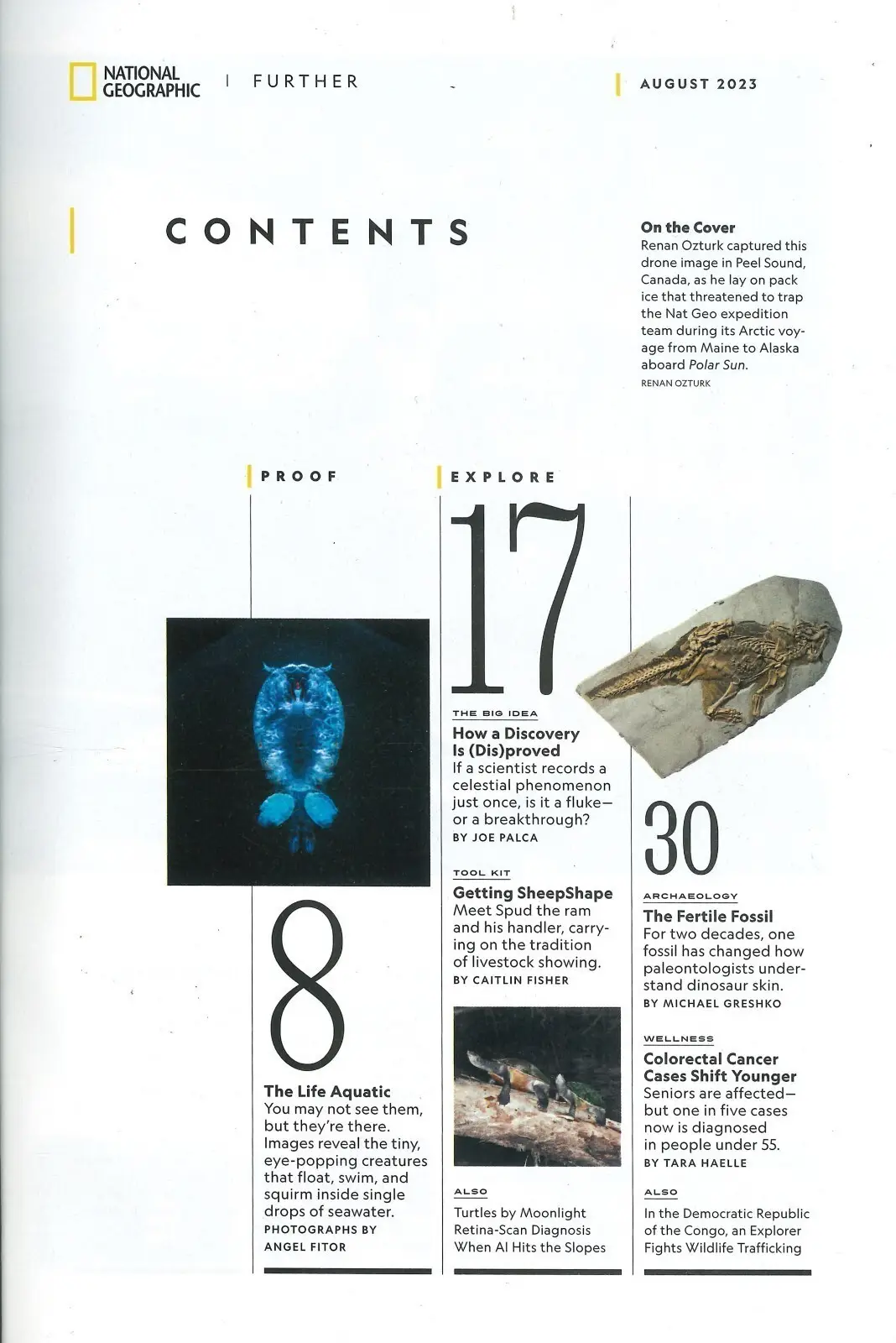 National Geographic Magazine: Arctic Mystery, Egypt's Mummies, Fossils, Aug 2023 - image 2 | Free standard UK delivery included | Discount Quality Products