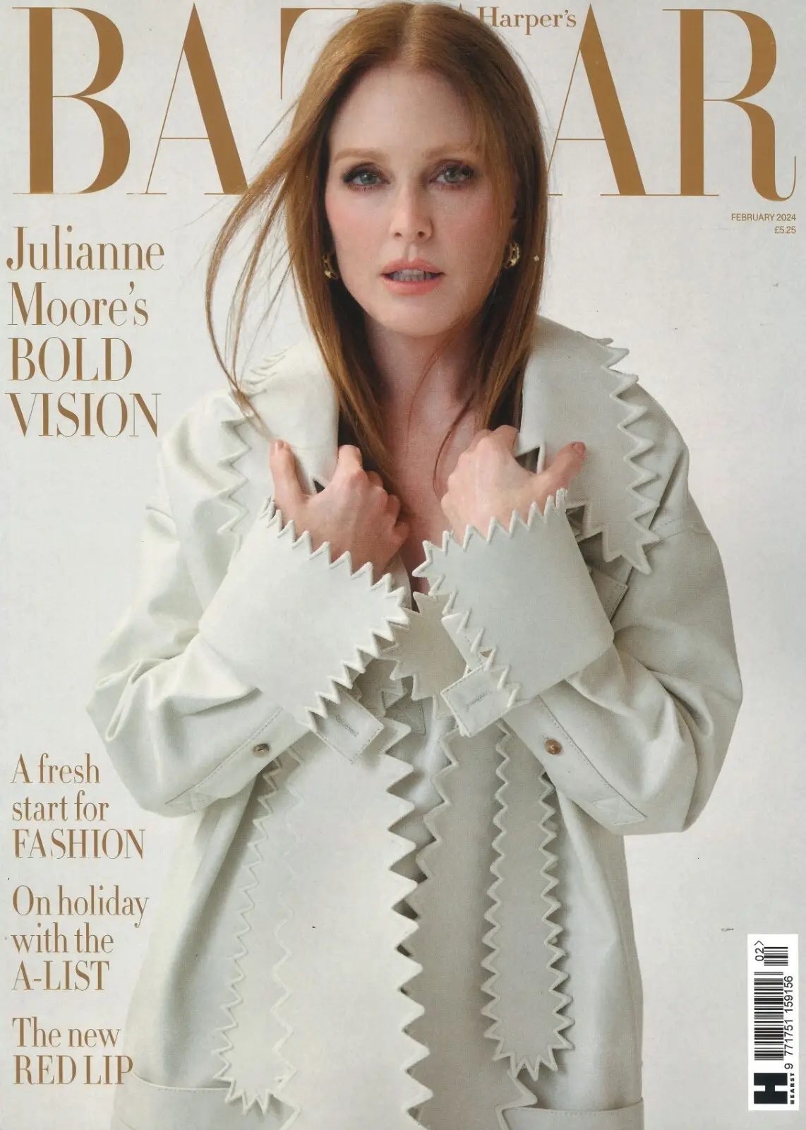 Harper's Bazaar Magazine: Julianne Moore, Kate Bosworth, G. Paltrow, Feb 2024