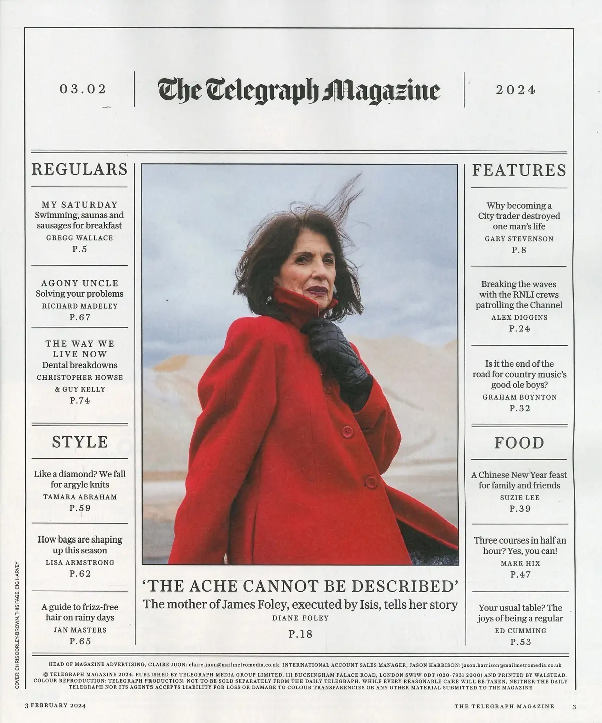 Telegraph Magazine: Gary Stevenson, Gregg Wallace, Richard Madeley, Style 3.2.24 - image 2 | Free standard UK delivery included | Discount Quality Products