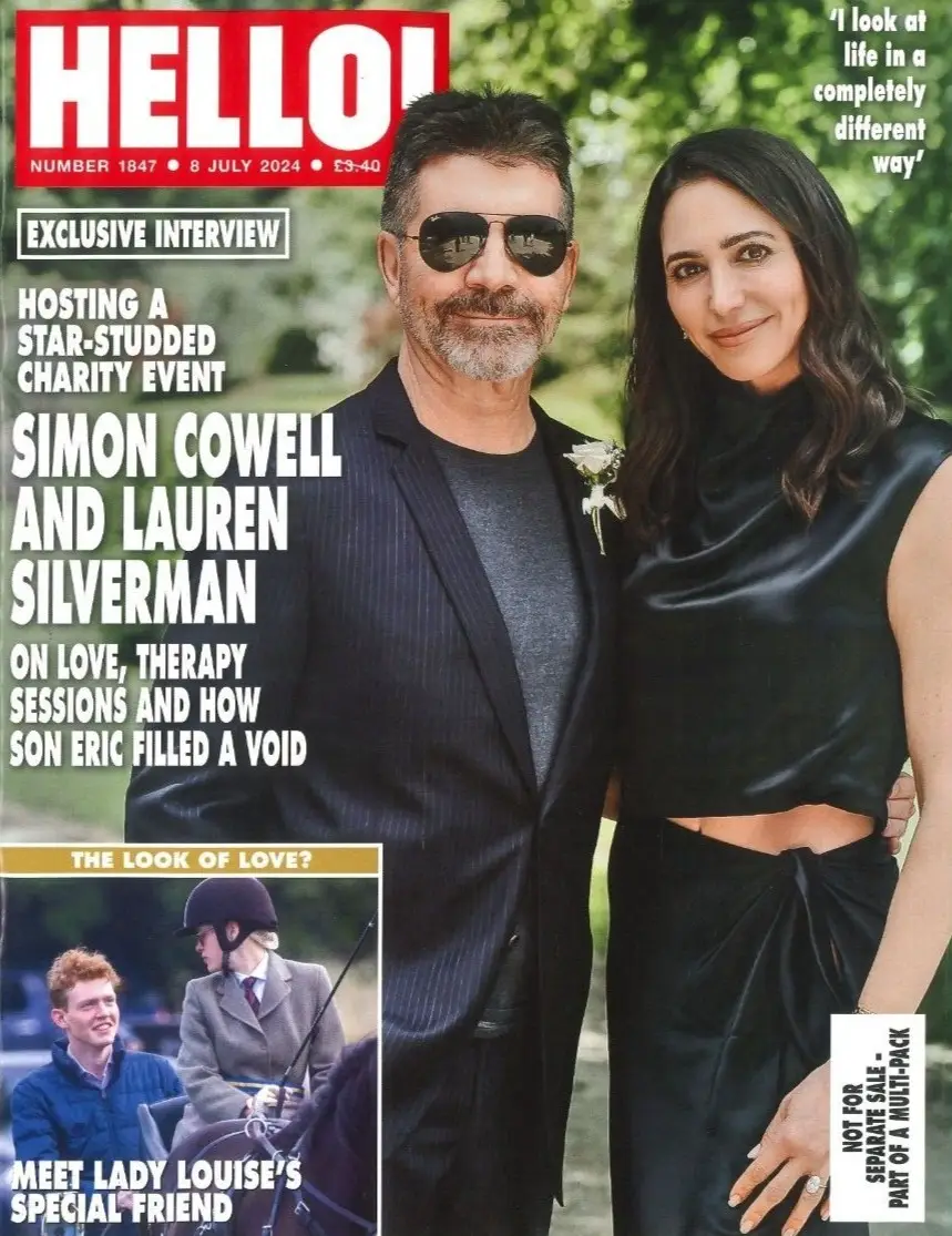 HELLO! Magazine: King Charles meets Japan Emperor &amp; Empress, Simon Cowell 8.7.24