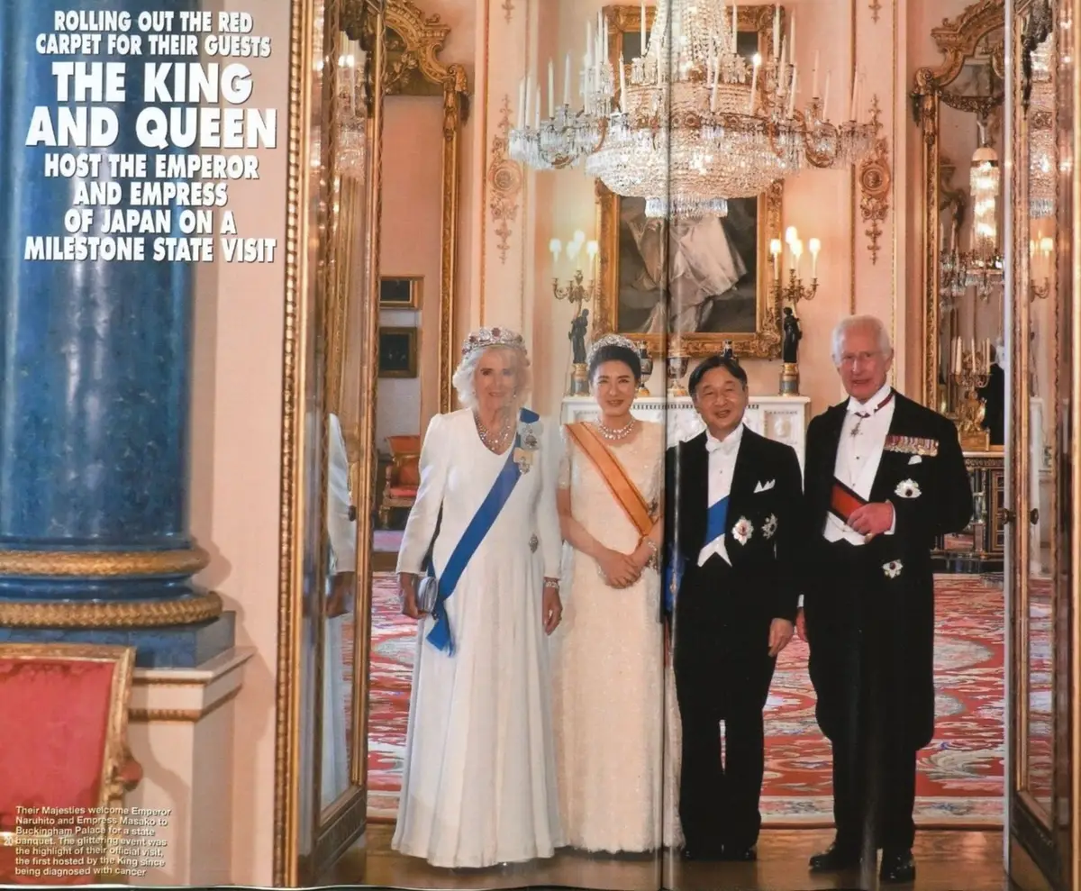 HELLO! Magazine: King Charles meets Japan Emperor & Empress, Simon Cowell 8.7.24 - image 2 | Free standard UK delivery included | Discount Quality Products