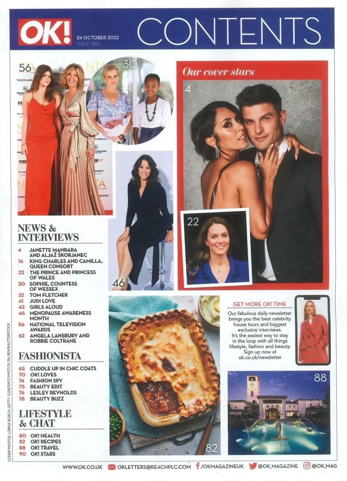 OK! Magazine, Janette Manrara, Aljaz Skorjanec, King Charles, Camilla, 24.10.22 - image 2 | Free standard UK delivery included | Discount Quality Products