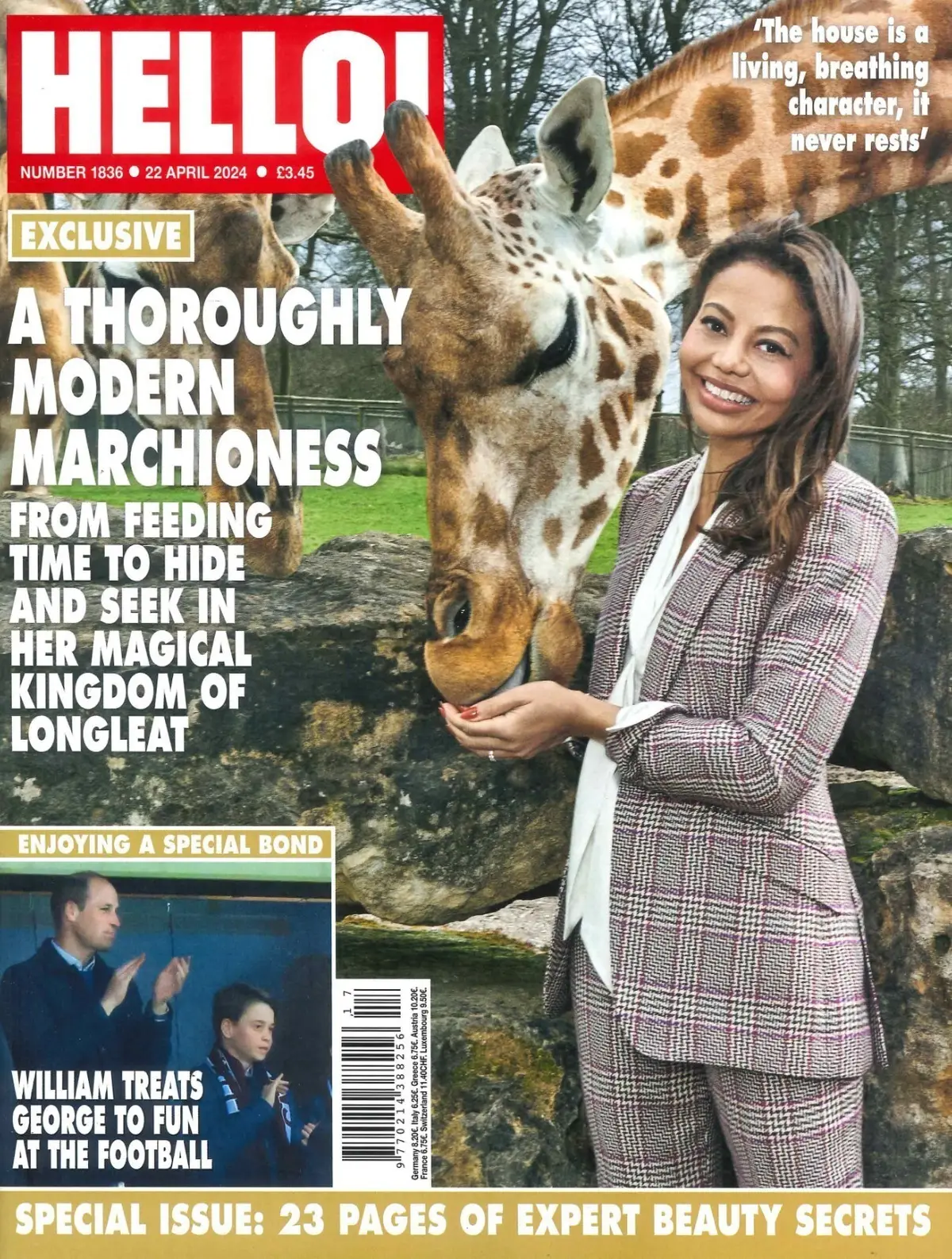 HELLO! Magazine Princes William &amp; George, King Charles, Zendaya, Beyoncé 22.4.24