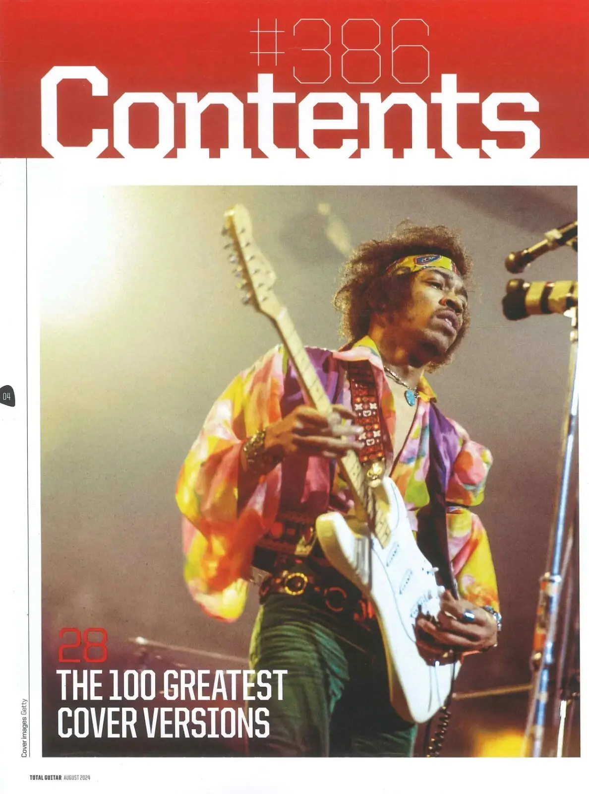 Total Guitar Magazine: 100 Greatest Cover Versions, AC/DC, Pearl Jam, Aug 2024 - image 2 | Free standard UK delivery included | Discount Quality Products