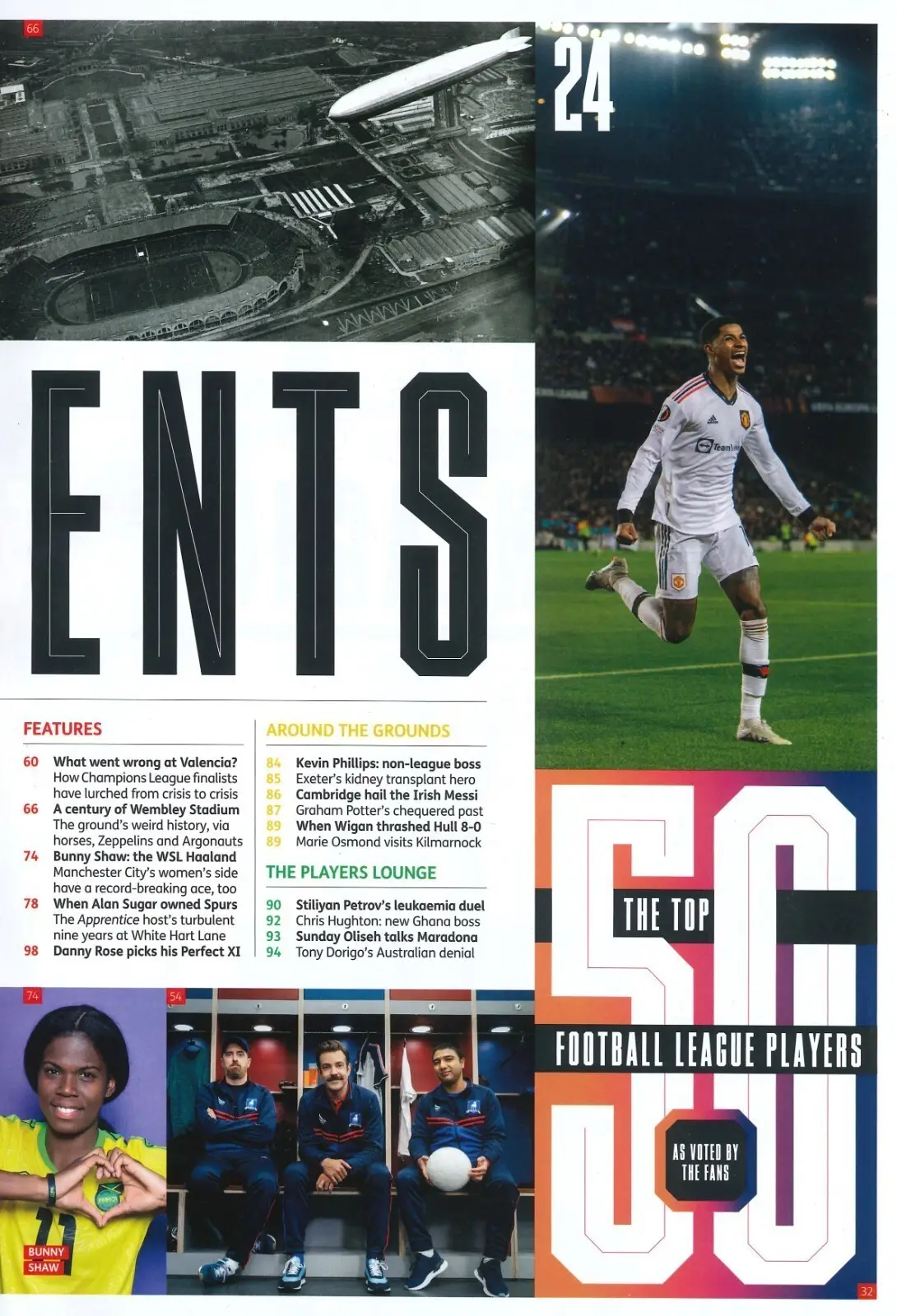 FourFourTwo Magazine, Football, Soccer, Marcus Rashford, Tammy Abraham, May 2023 - image 3 | Free standard UK delivery included | Discount Quality Products