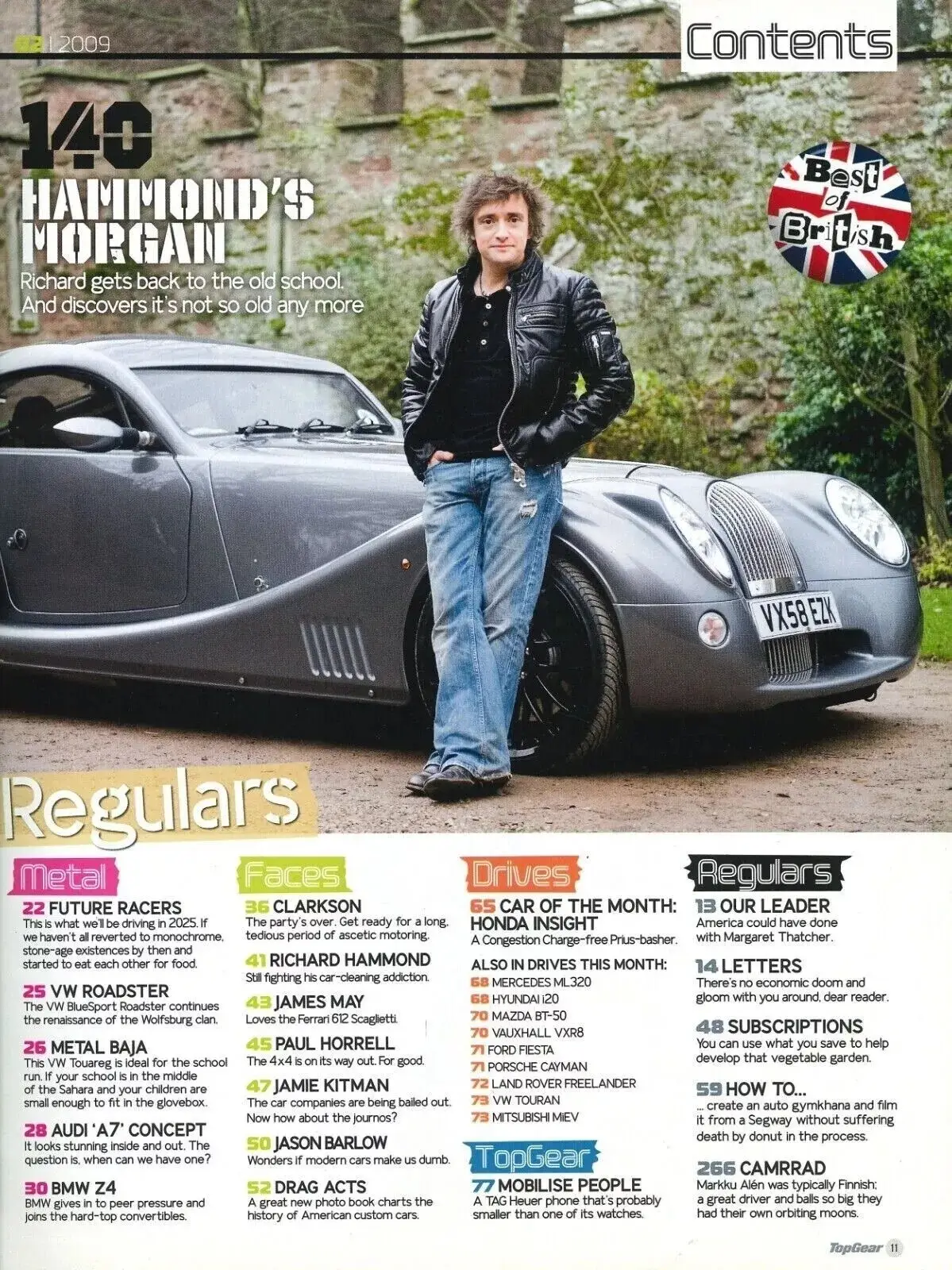 BBC Top Gear Magazine: Issue #188, Aston One-77, Ford Focus, Jaguar, Feb 2009 - image 3 | Free standard UK delivery included | Discount Quality Products