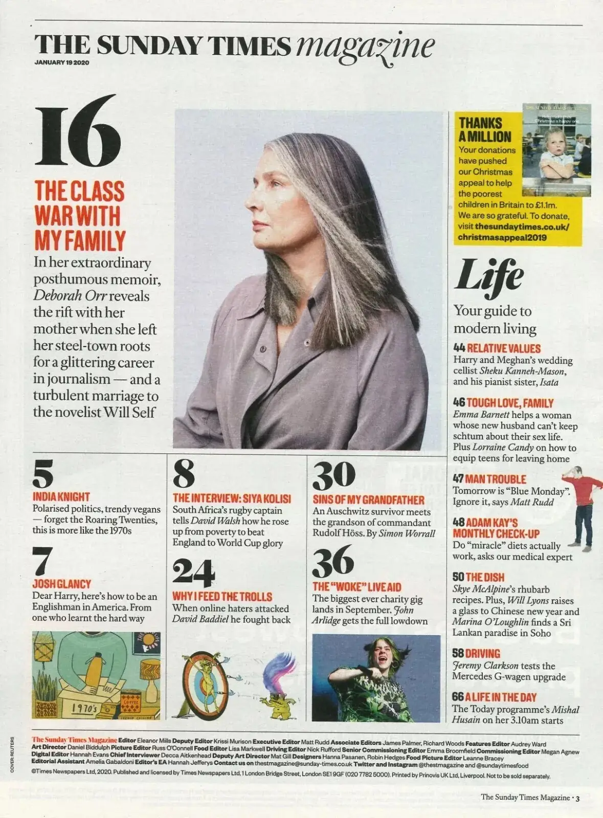 Sunday Times Magazine: Siya Kolisi, Mishal Husain, Jeremy Clarkson, 19.1.20 - image 2 | Free standard UK delivery included | Discount Quality Products