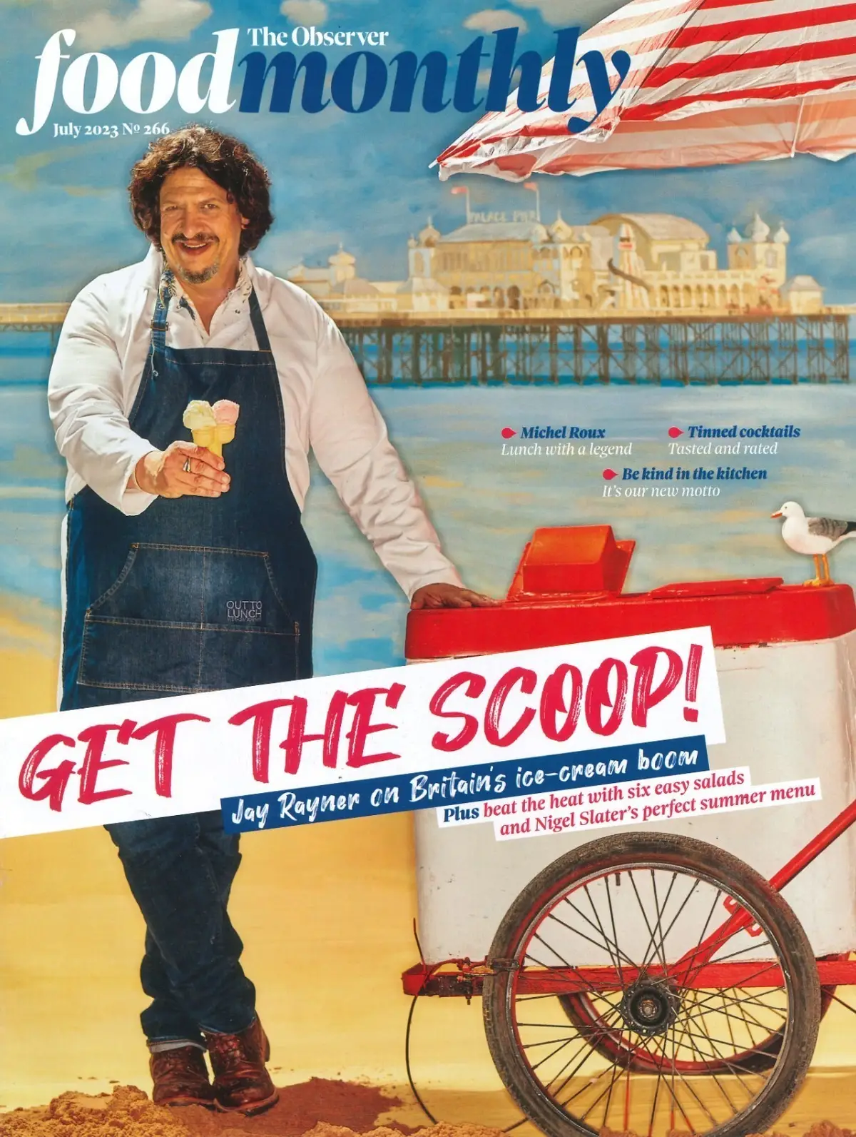Observer Magazine Food Monthly, Jay Rayner, Ellie Taylor, Recipes, July 2023