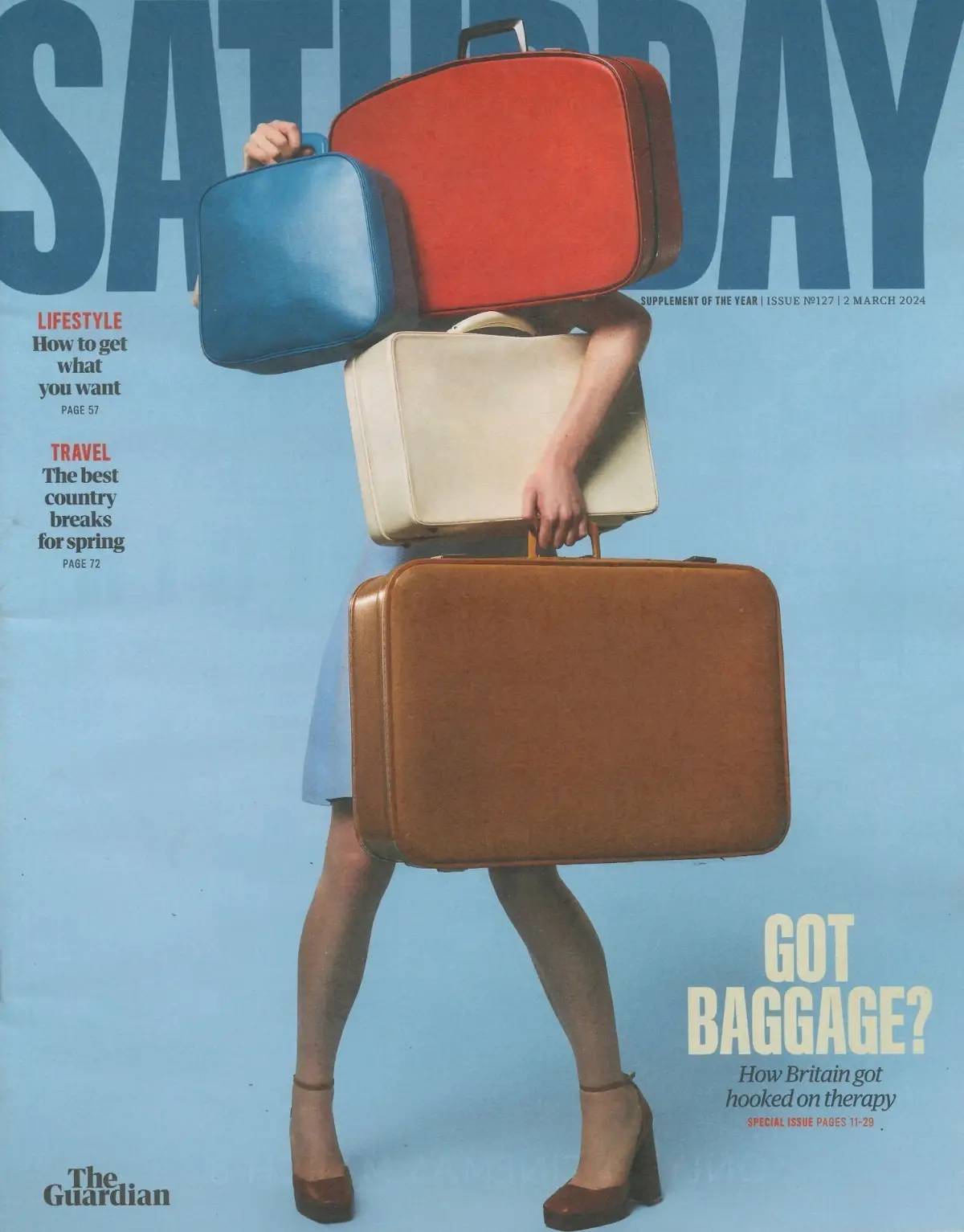 Guardian Saturday Magazine: Jack Davenport, Nadia Sawalha, John Galliano, 2.3.24