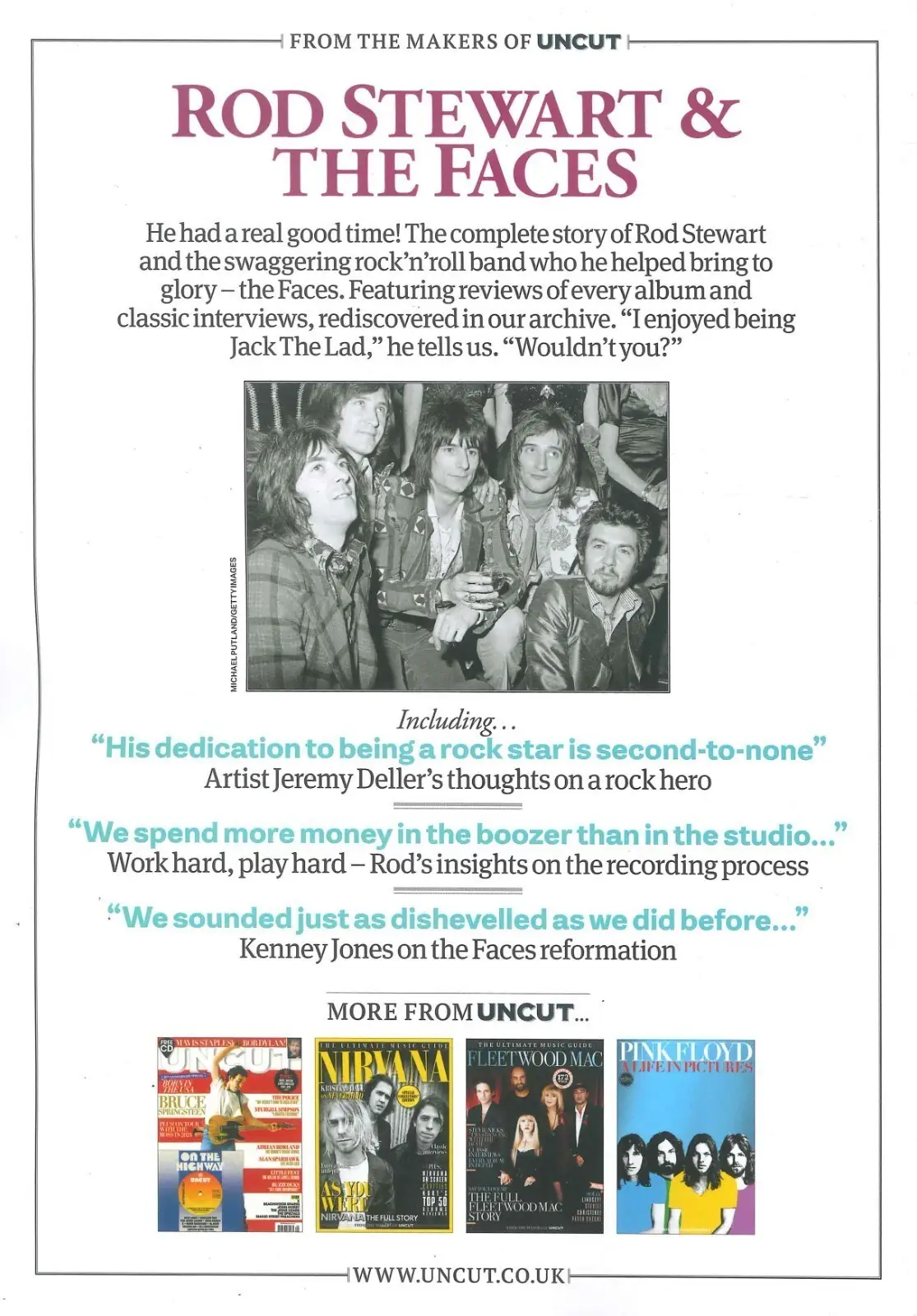 Uncut Magazine: Rod Stewart & The Faces, Ultimate Music Guide, Free Faces Poster - image 3 | Free standard UK delivery included | Discount Quality Products
