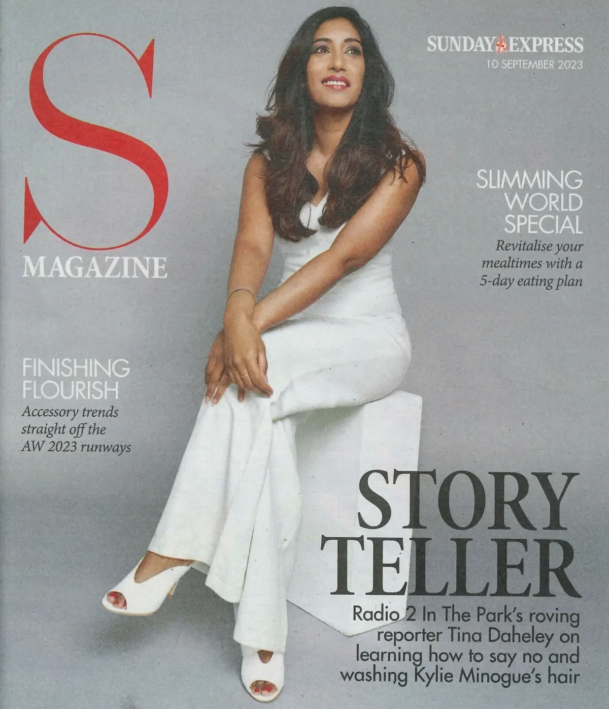 Sunday Express Magazine, Tina Daheley, Charlotte Heathcote, Fashion, 10.9.23