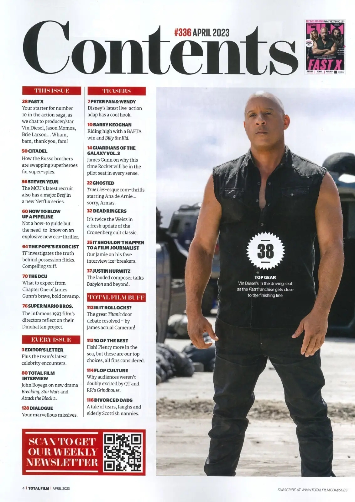 Total Film Magazine, Fast X, Vin Diesel, Brie Larson, Jason Momoa, April 2023 - image 2 | Free standard UK delivery included | Discount Quality Products