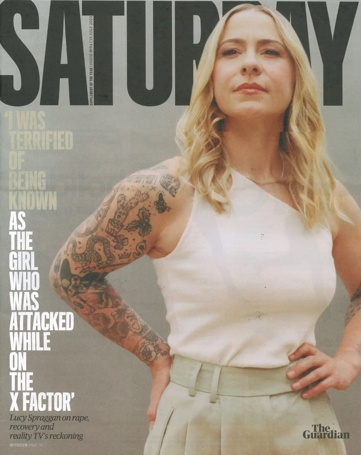 Guardian Saturday Magazine: Lucy Spraggan, Ben McKenzie, Julian Lloyd, 15.7.23