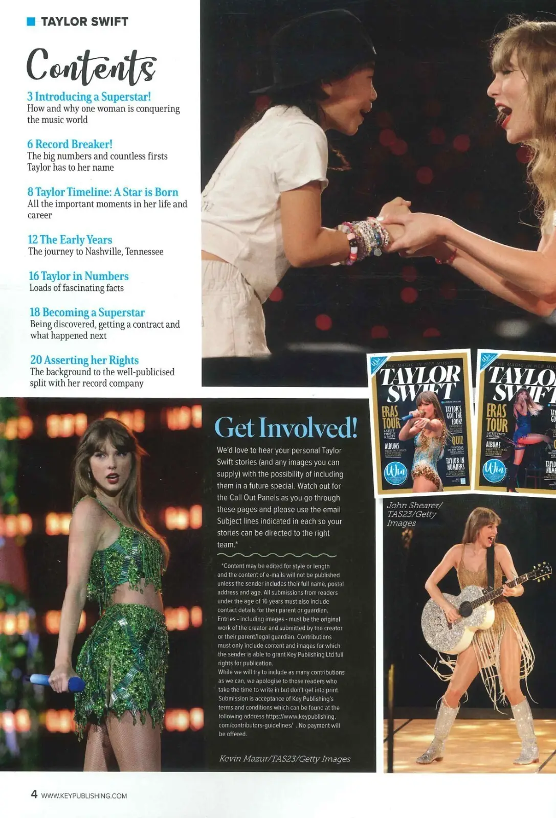 Taylor Swift Magic in Her Music Magazine: Cover #2, Eras Tour, Fan Book, 2024 - image 2 | Free standard UK delivery included | Discount Quality Products