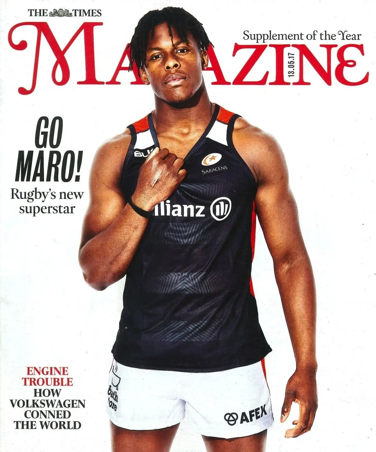 Times Magazine: Maro Itoje, Adele, Bassem Youssef, Nadiya Hussain, 13.5.17 - Free standard UK delivery included | Discount Quality Products