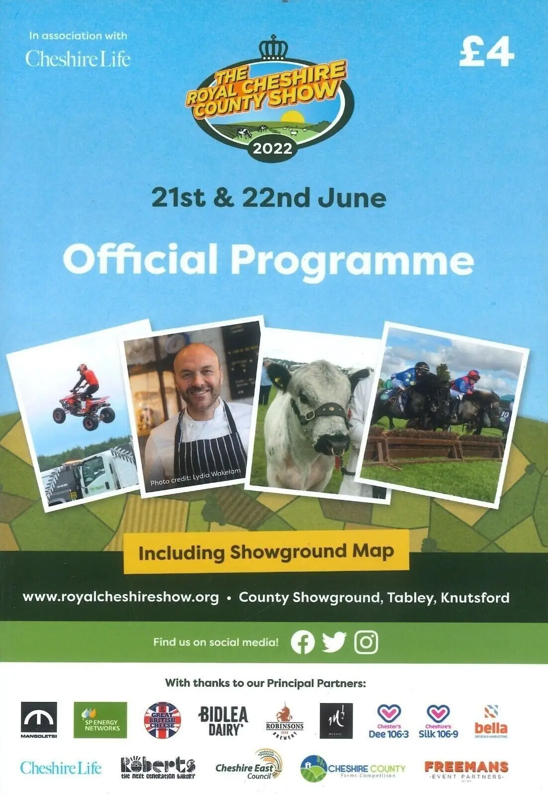 Royal Cheshire County Show Event Mini Magazine Sean Wilson, Simon Rimmer 22.6.22