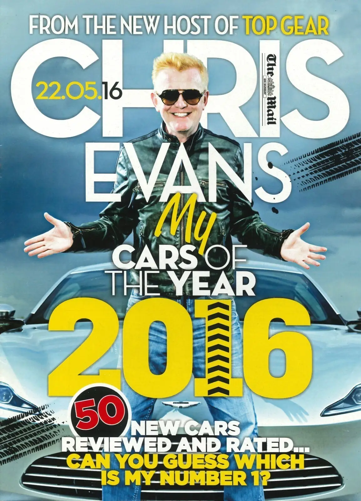 Mail On Sunday Magazine: New Top Gear Host Chris Evans Car of the Year, 22.5.16