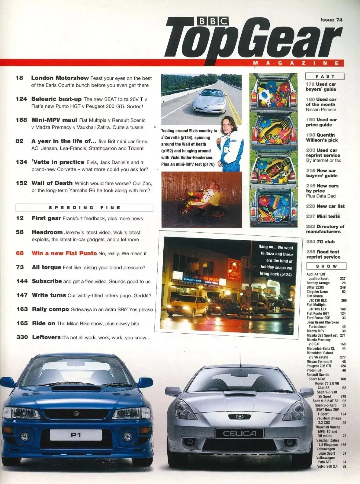 BBC Top Gear Magazine: Issue #74, Lotus M250, Fiat Punto, Mazda MPV, Nov 1999 - image 3 | Free standard UK delivery included | Discount Quality Products