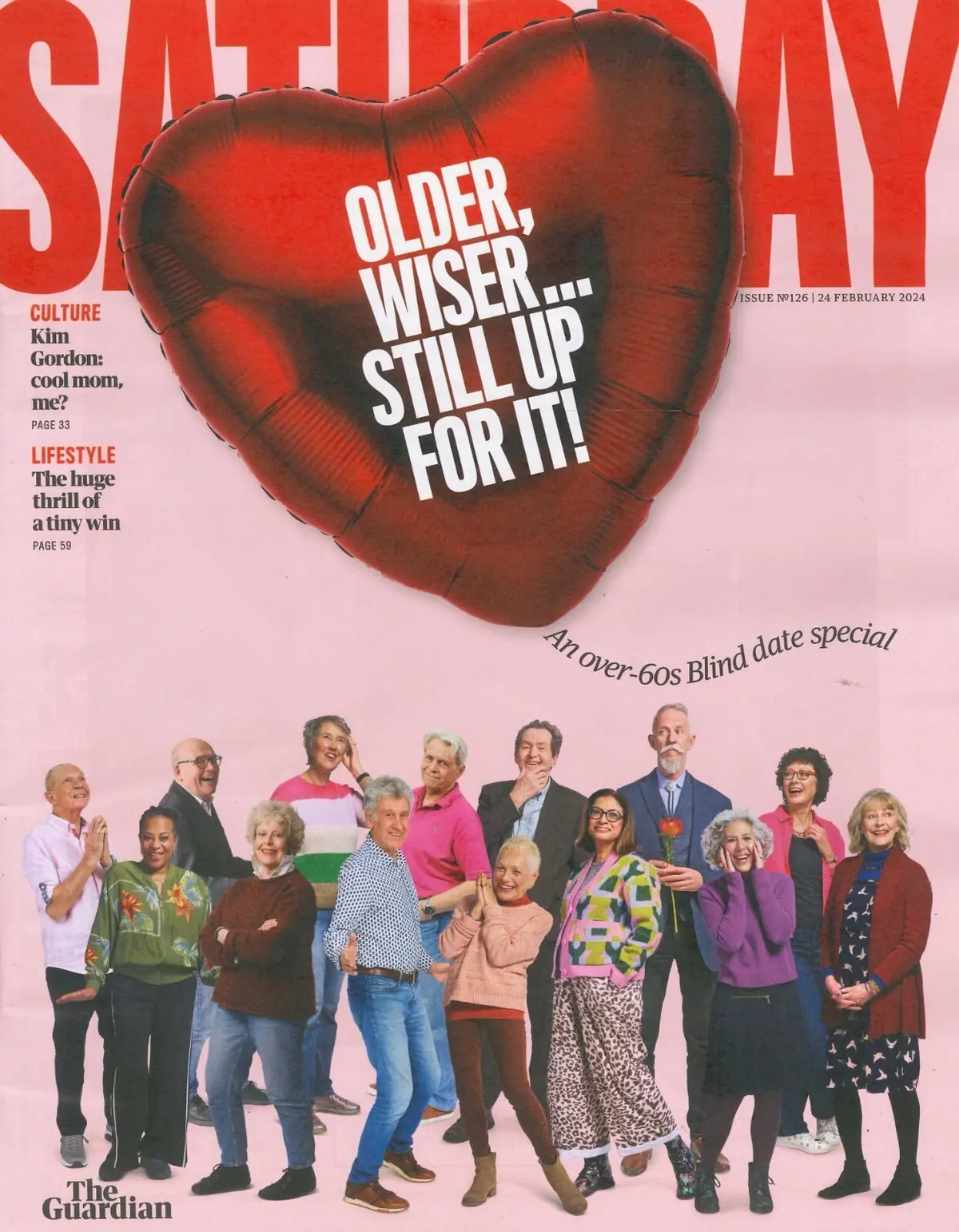 Guardian Saturday Magazine: Peter Sarsgaard, Ricky Wilson, Kim Gordon, 24.2.24