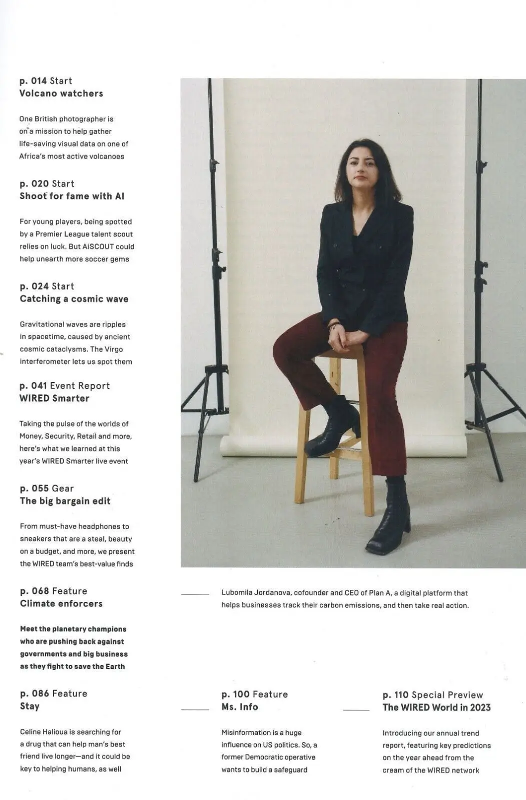 Wired Magazine Friederike Otto, Premier League, Tara McGowan, Meta, Jan/Feb 2023 - image 2 | Free standard UK delivery included | Discount Quality Products
