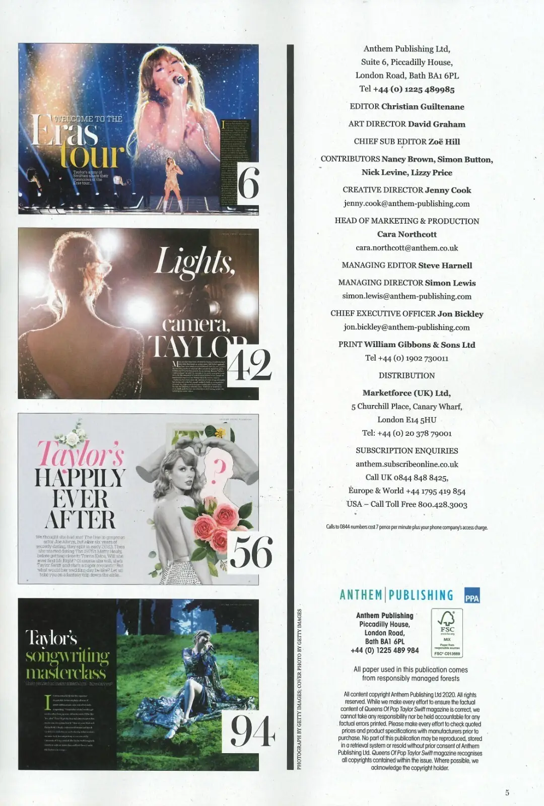 Taylor Swift Magazine: Eras Tour Souvenir, All Albums Reviewed, Yearbook 2024 - image 3 | Free standard UK delivery included | Discount Quality Products