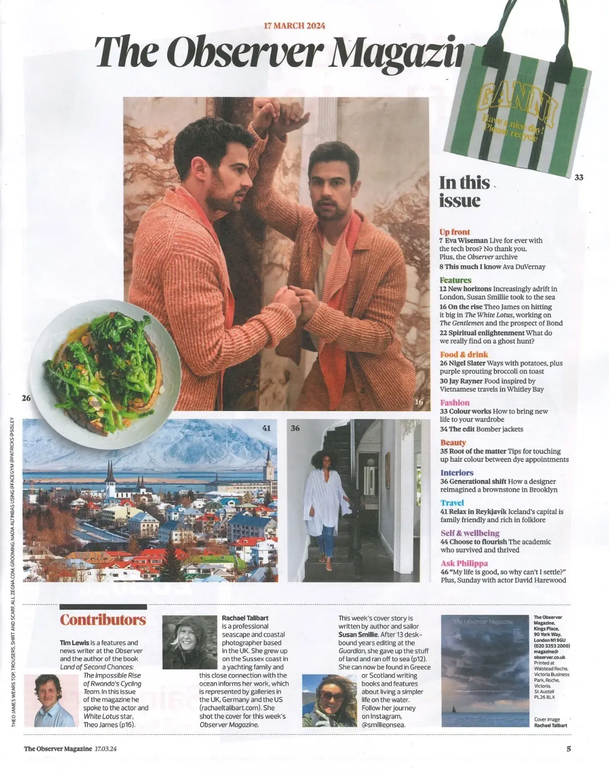 Observer Magazine: Ava DuVernay, Theo James, David Harewood, Fashion, 17.3.24 - image 2 | Free standard UK delivery included | Discount Quality Products