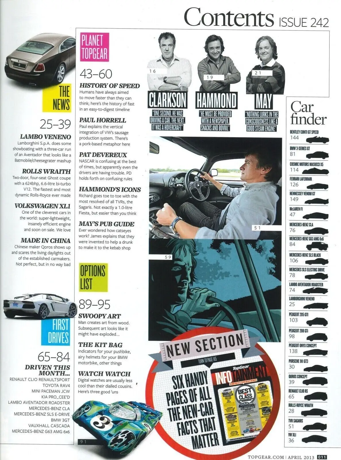 BBC Top Gear Magazine: Issue #242, La Ferrari, Lambo Veneno, BMW 3, April 2013 - image 3 | Free standard UK delivery included | Discount Quality Products