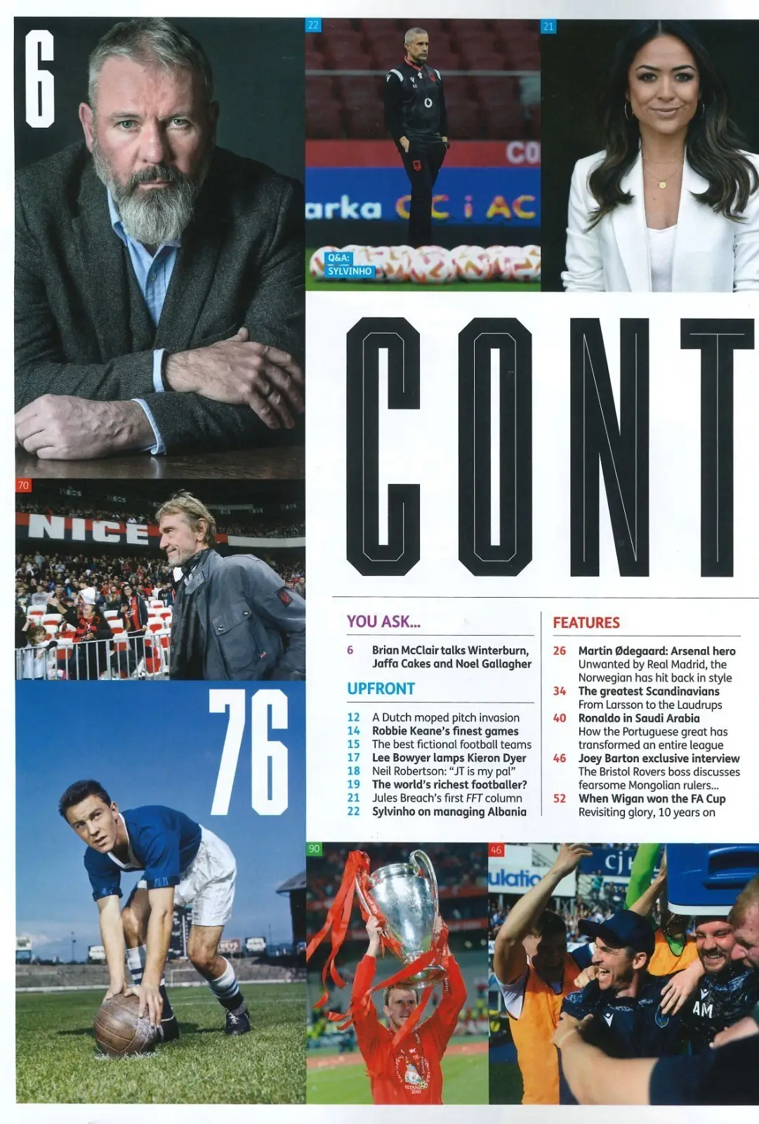 FourFourTwo Magazine, Football Soccer, Odegaard, Ronaldo, Joey Barton, June 2023 - image 2 | Free standard UK delivery included | Discount Quality Products