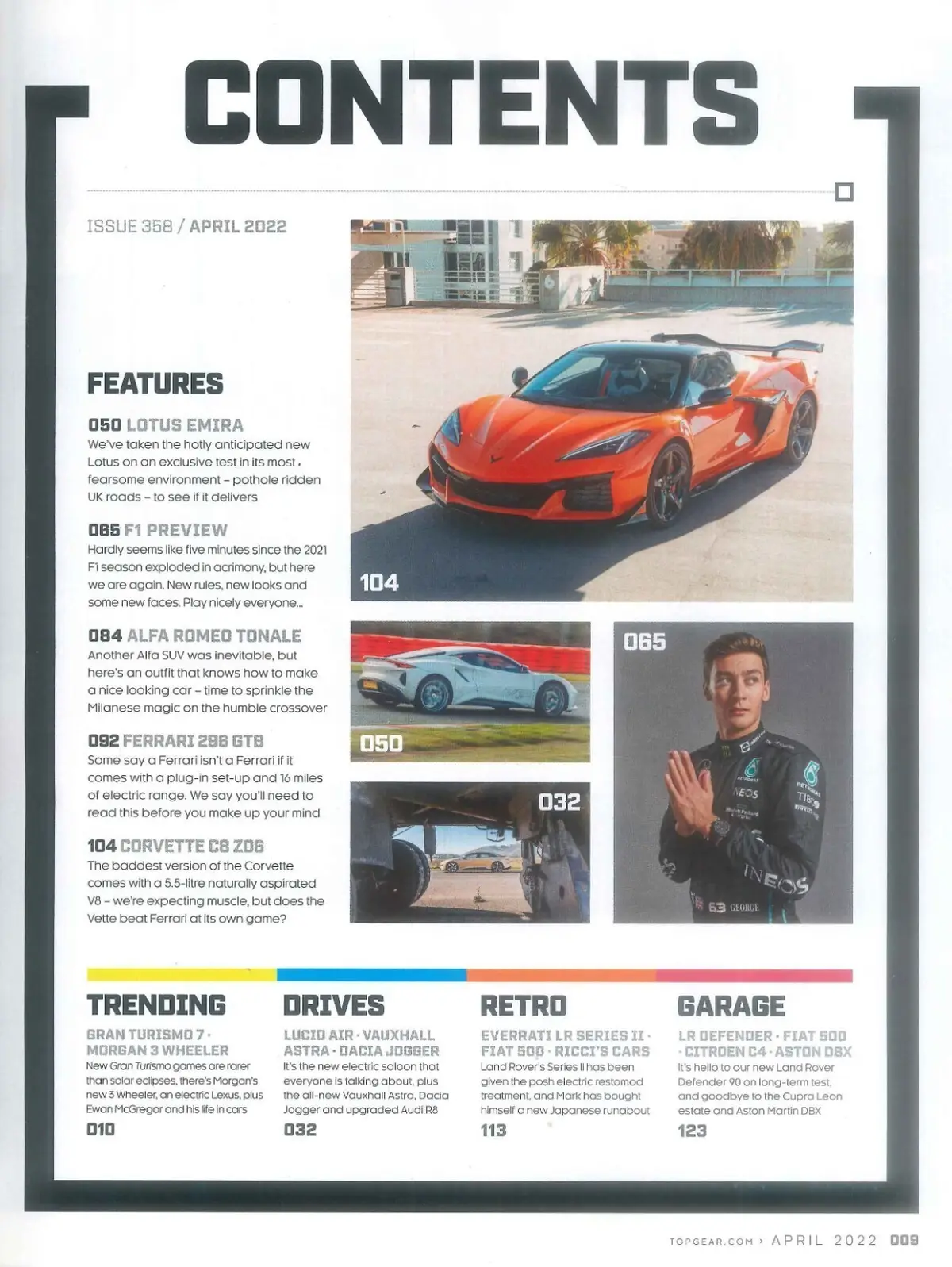 BBC Top Gear Magazine Issue 358, Lotus Emira, Ferrari 296 GTB, F1, April 2022 - image 2 | Free standard UK delivery included | Discount Quality Products
