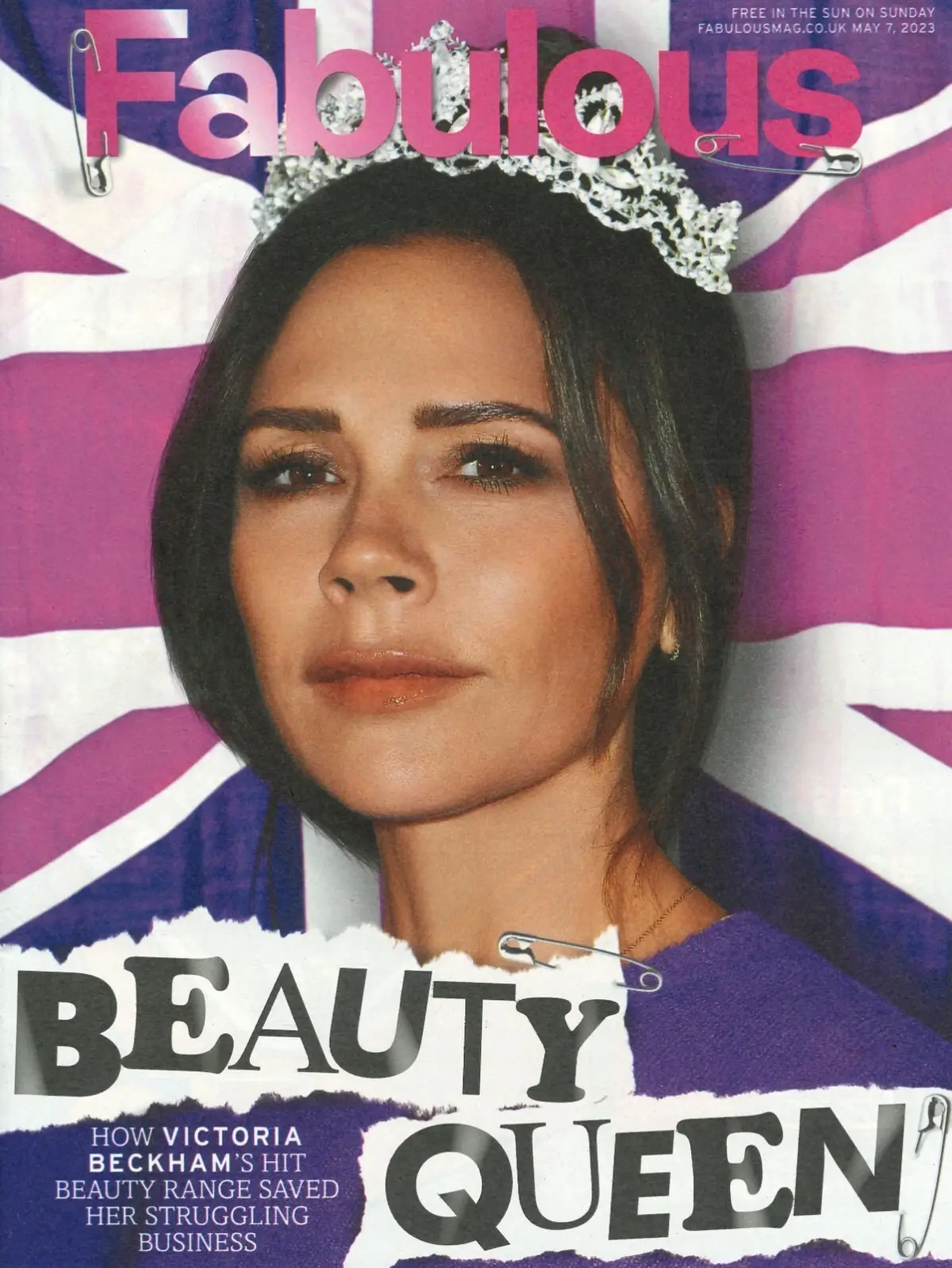 Fabulous Magazine, Victoria Beckham, Danielle Armstrong, Sam Thompson, 7.5.23