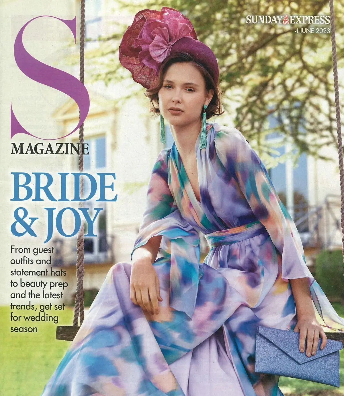 Sunday Express Magazine Kate Middleton Millinery Emilie Cunliffe, Wedding 4.6.23