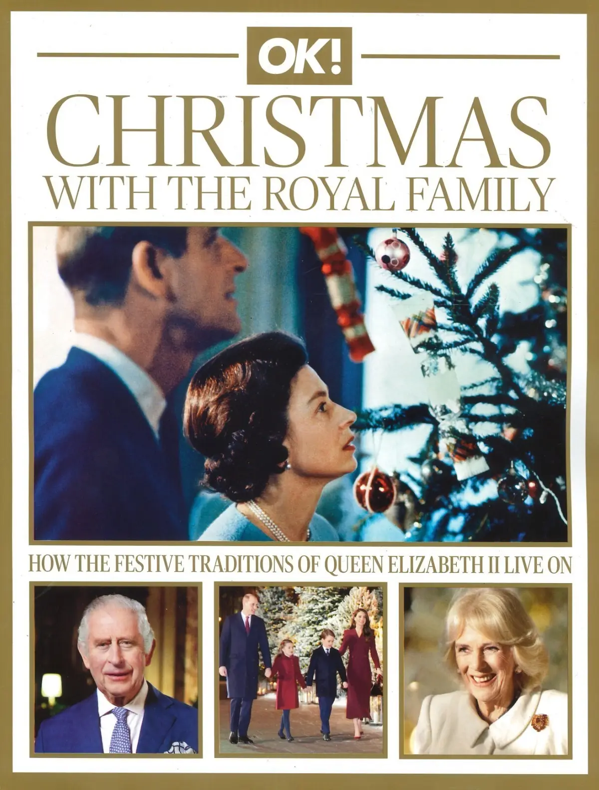 OK! Magazine: Christmas with Royal Family, Queen Elizabeth, King Charles, 2023