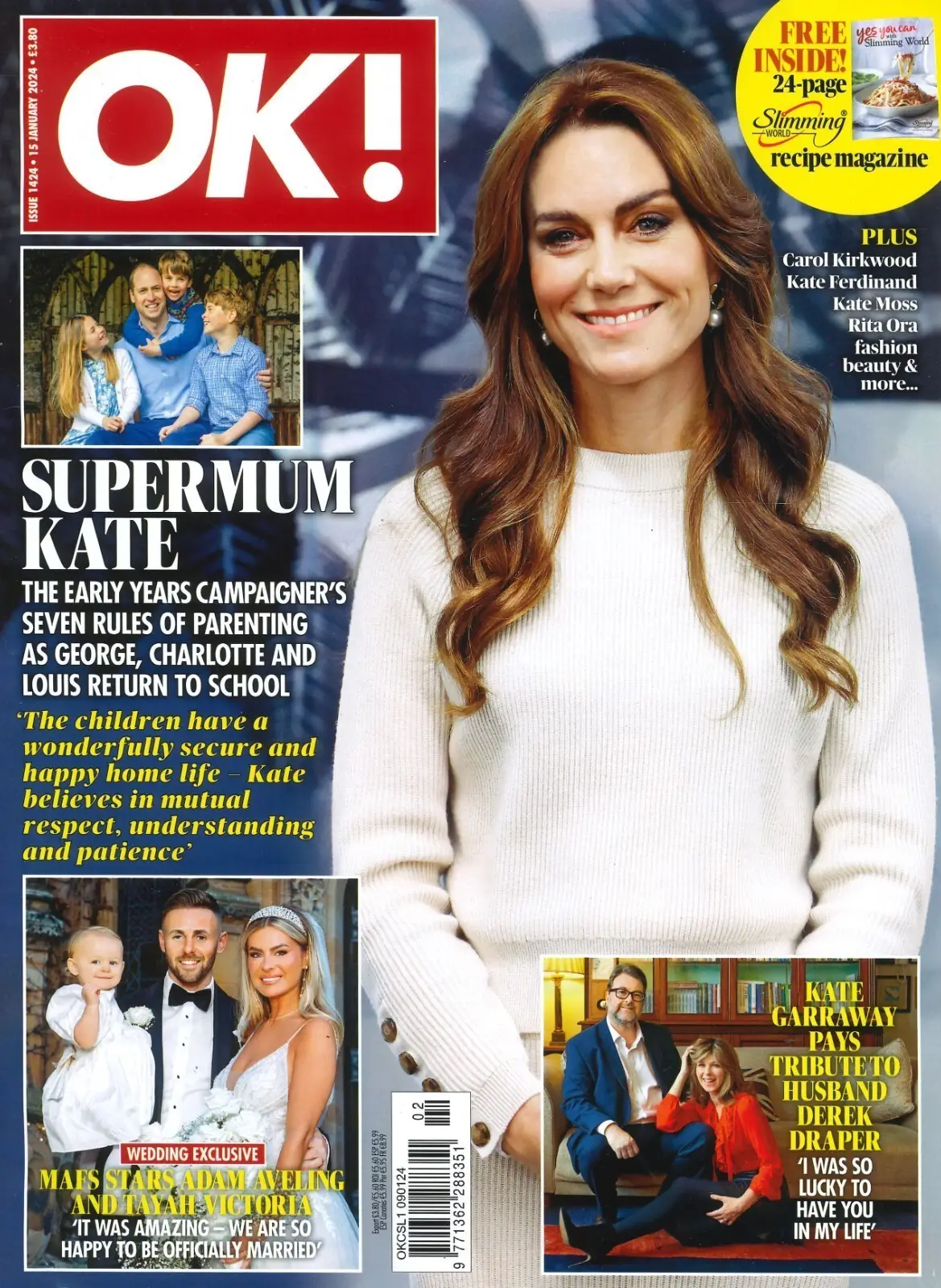 OK! Magazine Princess Kate, Prince William, George, Rita Ora, Kate Moss, 15.1.24