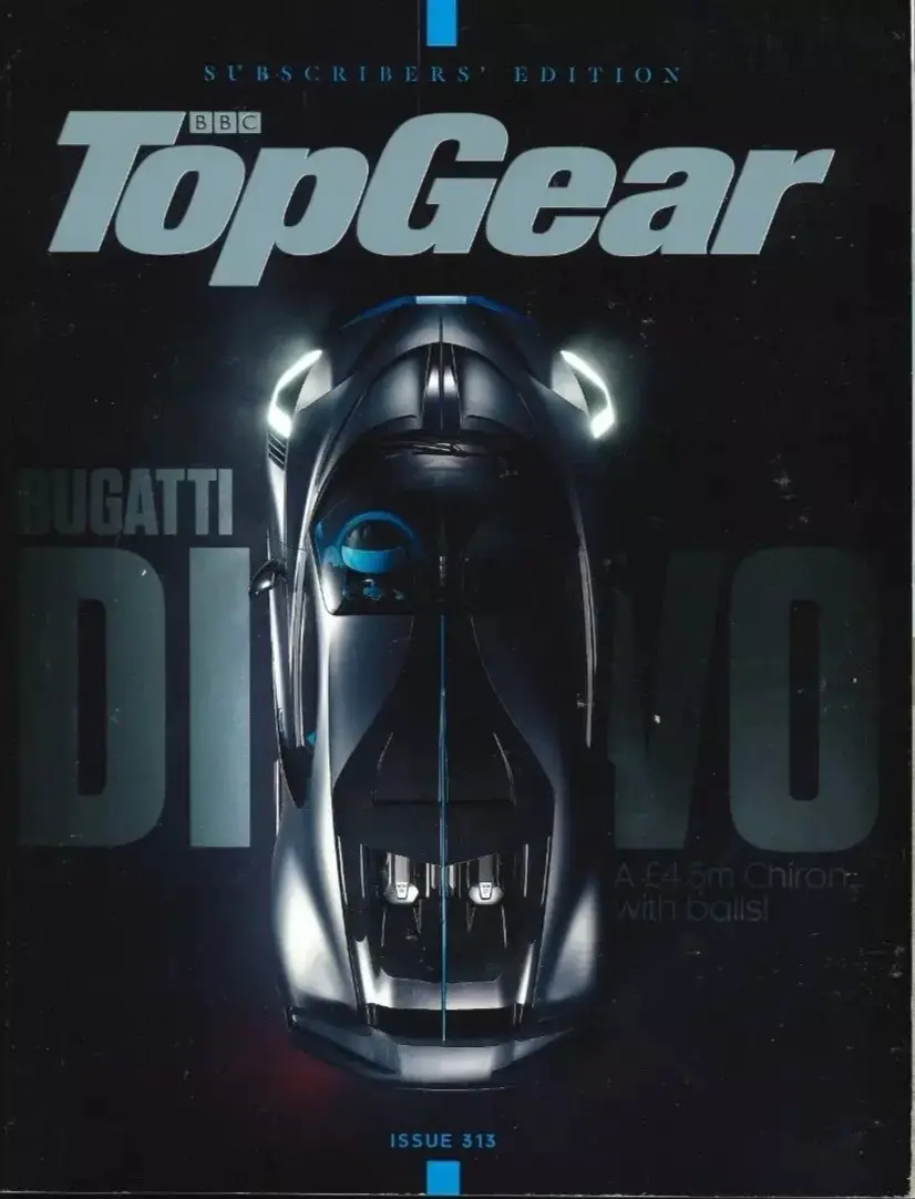 BBC Top Gear Magazine: Issue #313, Audi E-tron, Aventador SVJ, Merc EQ, Oct 2018