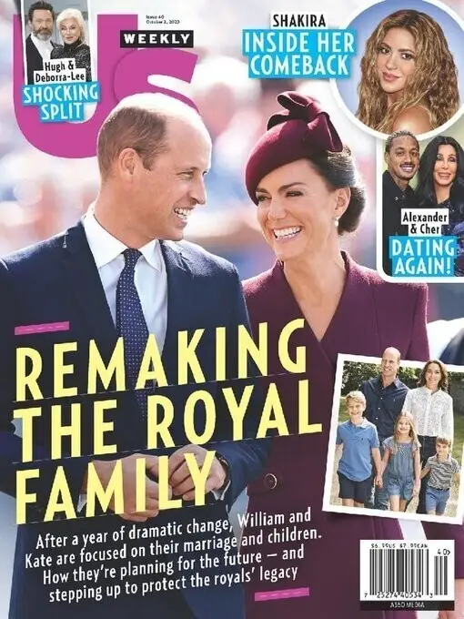 Us Weekly Magazine Princess Kate, Prince William, Shakira, Hugh Jackman, 2.10.23 - Free standard UK delivery included | Discount Quality Products