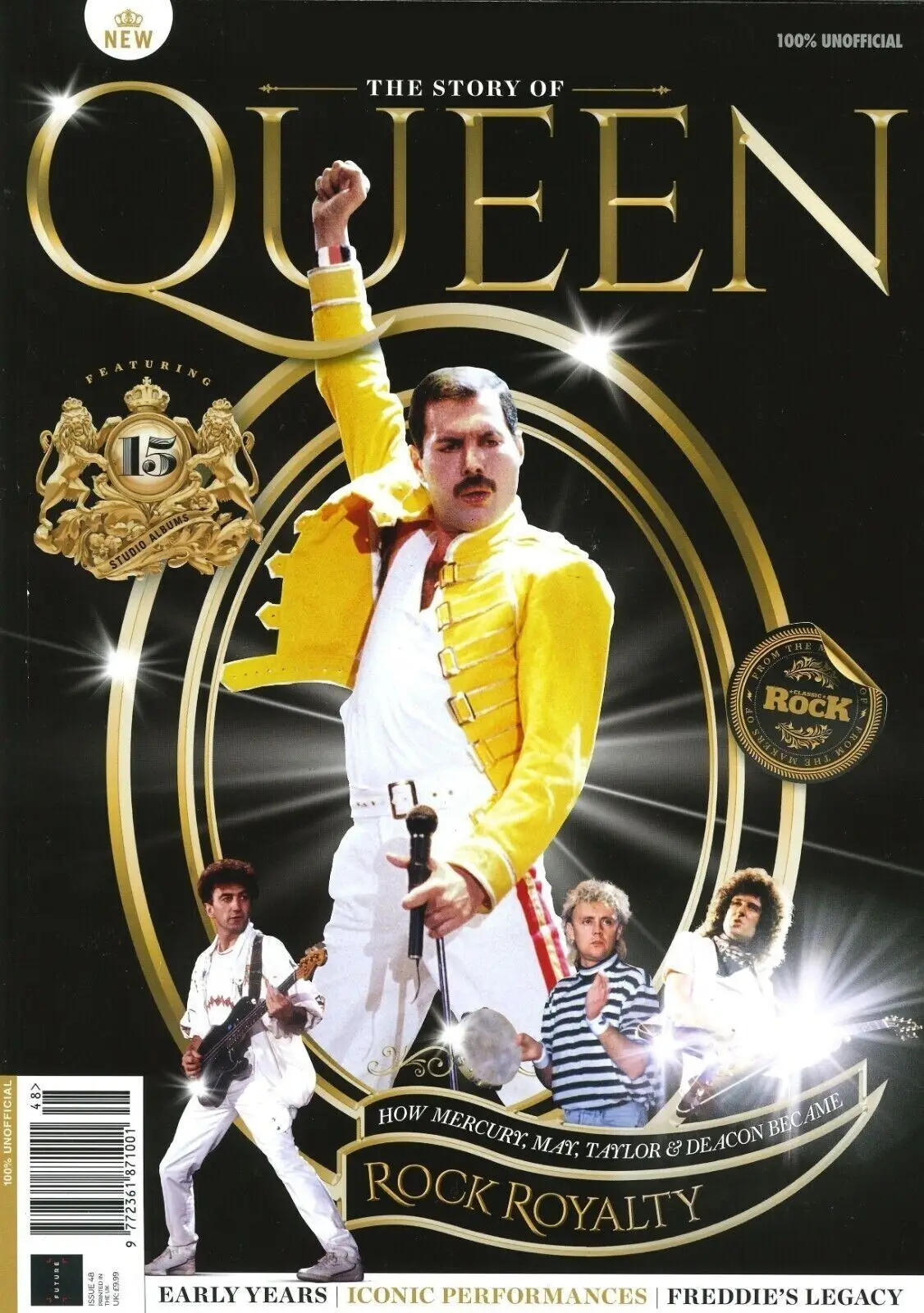 Classic Rock Magazine, Story of Queen, Freddie Mercury, Deacon, Taylor, 2022