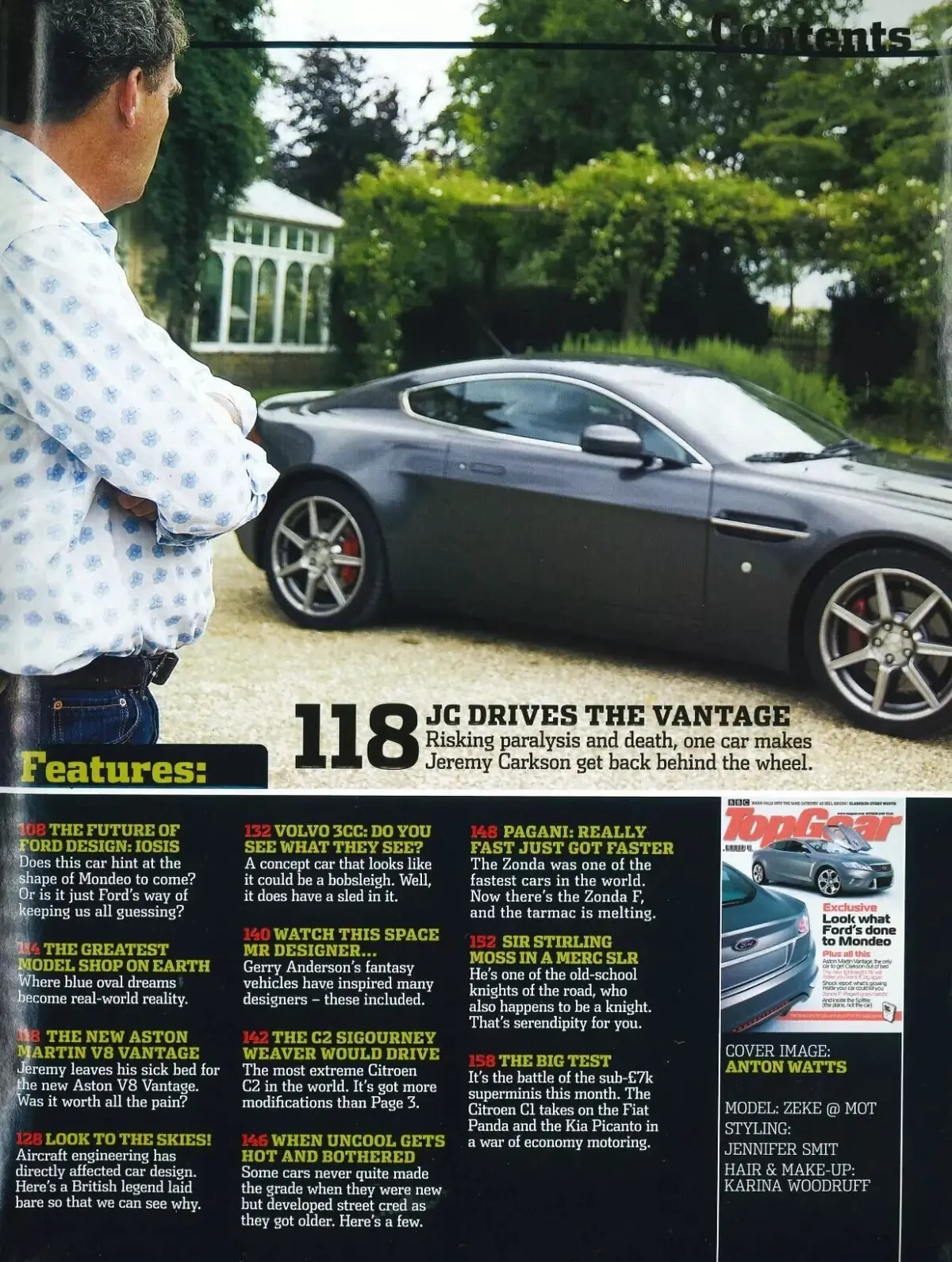 BBC Top Gear Magazine: Issue #145, Ford Iosis, Aston Martin, Pagani, Oct 2005 - image 2 | Free standard UK delivery included | Discount Quality Products
