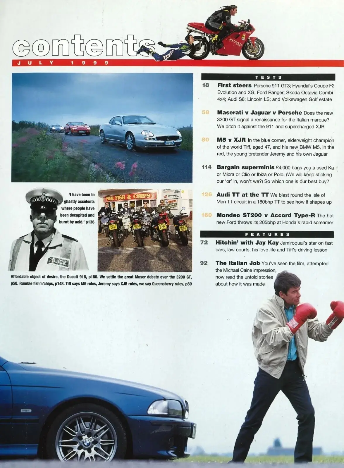BBC Top Gear Magazine, Issue #70, Maserati 3200 GT, BMW M5, Audi TT, July 1999 - image 2 | Free standard UK delivery included | Discount Quality Products