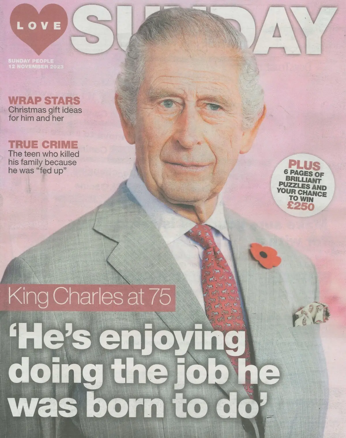 Love Sunday Magazine: King Charles at 75, Harry Styles, Home and Away, 12.11.23