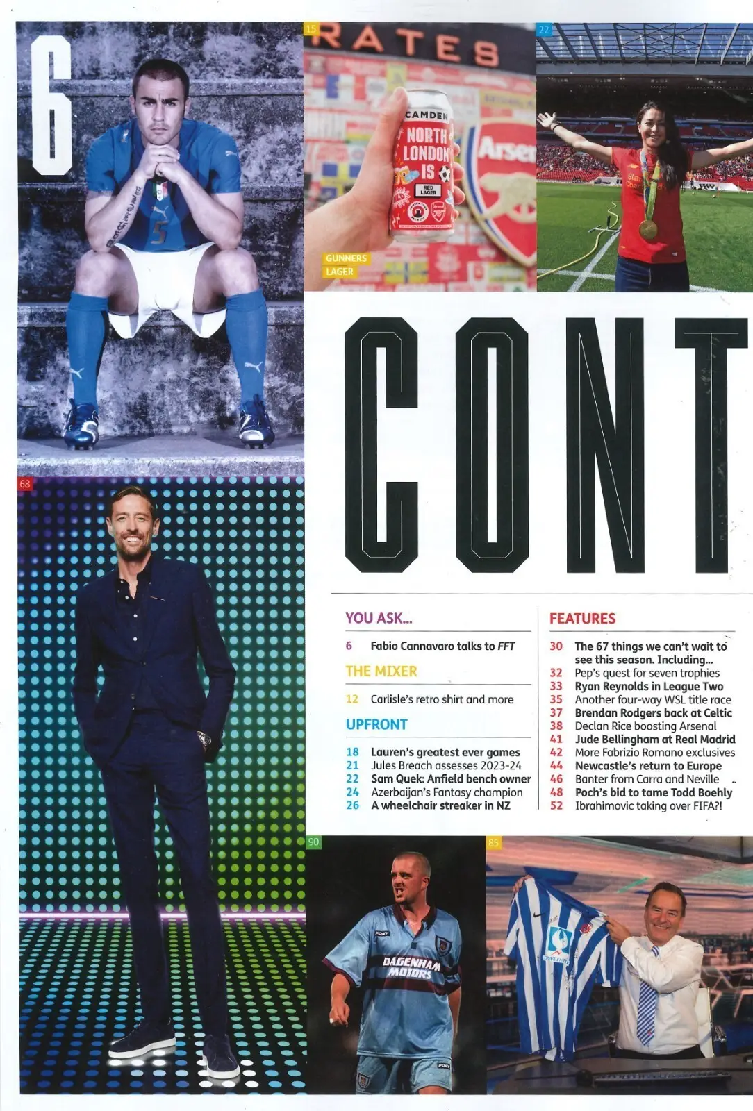 FourFourTwo Magazine, Bellingham, Guardiola, Football Soccer Season Preview 2023 - image 2 | Free standard UK delivery included | Discount Quality Products