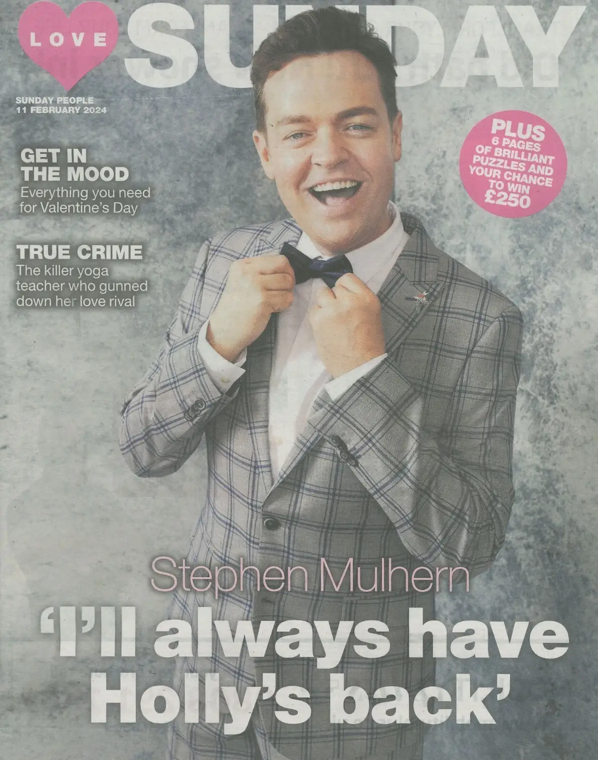 Love Sunday Magazine: Stephen Mulhern, Nelson Mandela, Valentine's Day, 11.2.24