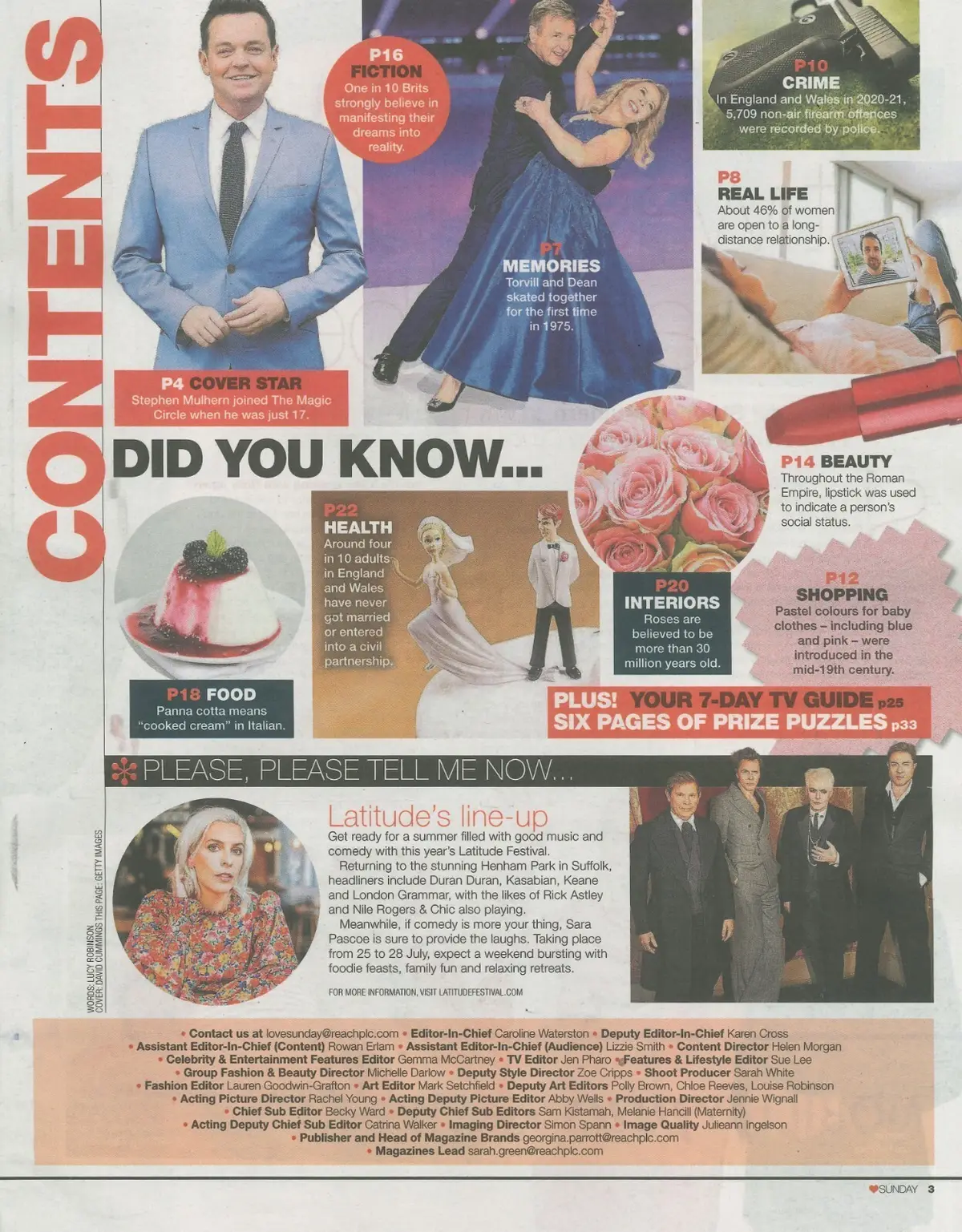 Love Sunday Magazine: Stephen Mulhern, Nelson Mandela, Valentine's Day, 11.2.24 - image 2 | Free standard UK delivery included | Discount Quality Products