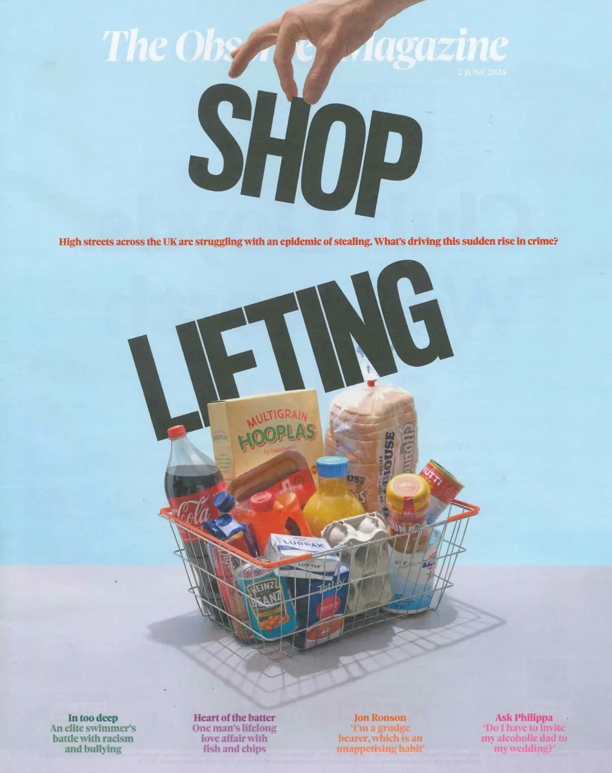 Observer Magazine: Joe Wicks, Jon Ronson, Rebecca Achieng, Shoplifting 2.6.24